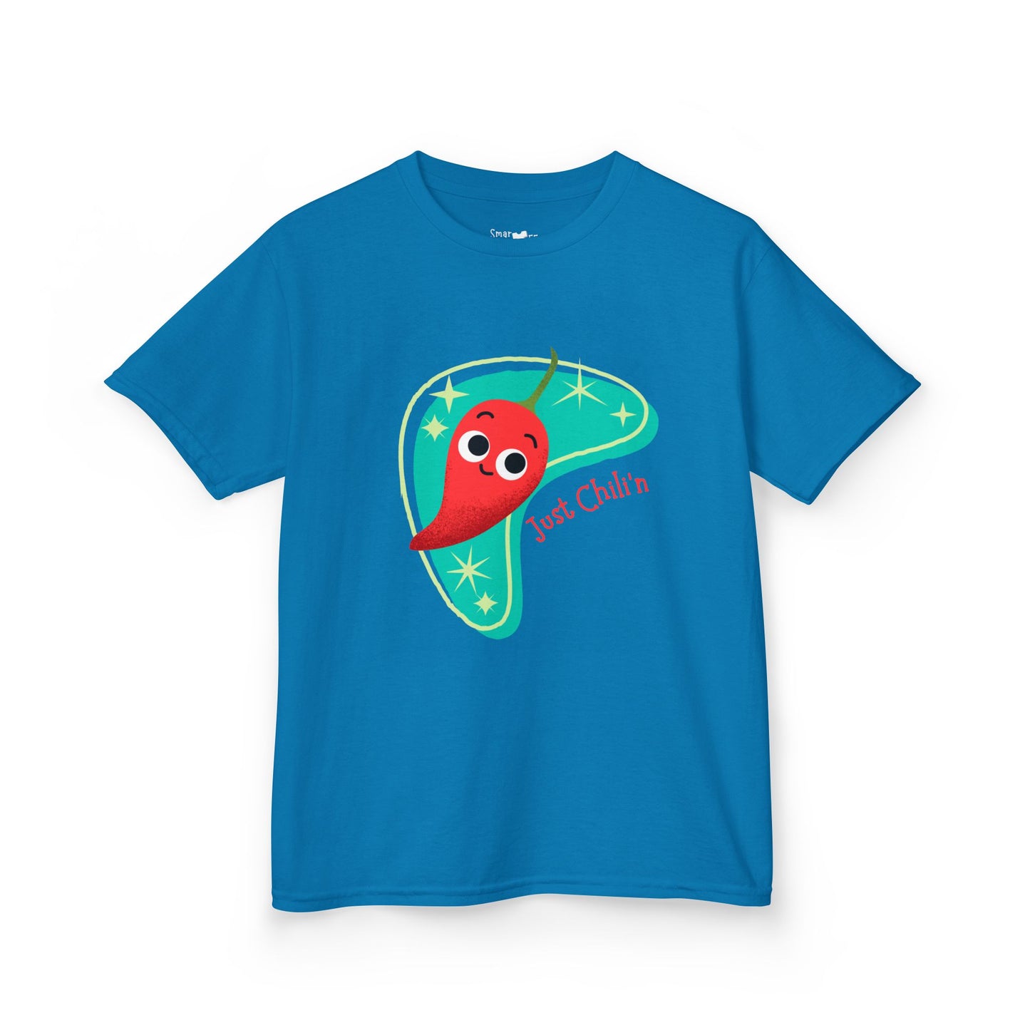Chill'n Kids Tee - Just Chili'n Pepper Pun Gift for Kids, Summer Outfit, Cute Designer Tee, Everyday Wear, Playtime Shirt