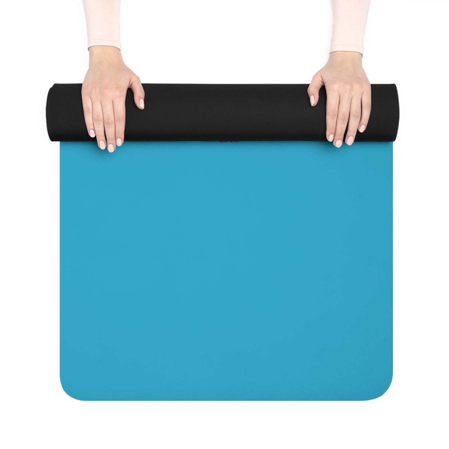 Whimsical Rubber Yoga Mat, Funny Yoga Mat, Fitness Gift, Anti-Slip Yoga Mat, Motivational Workout Equipment
