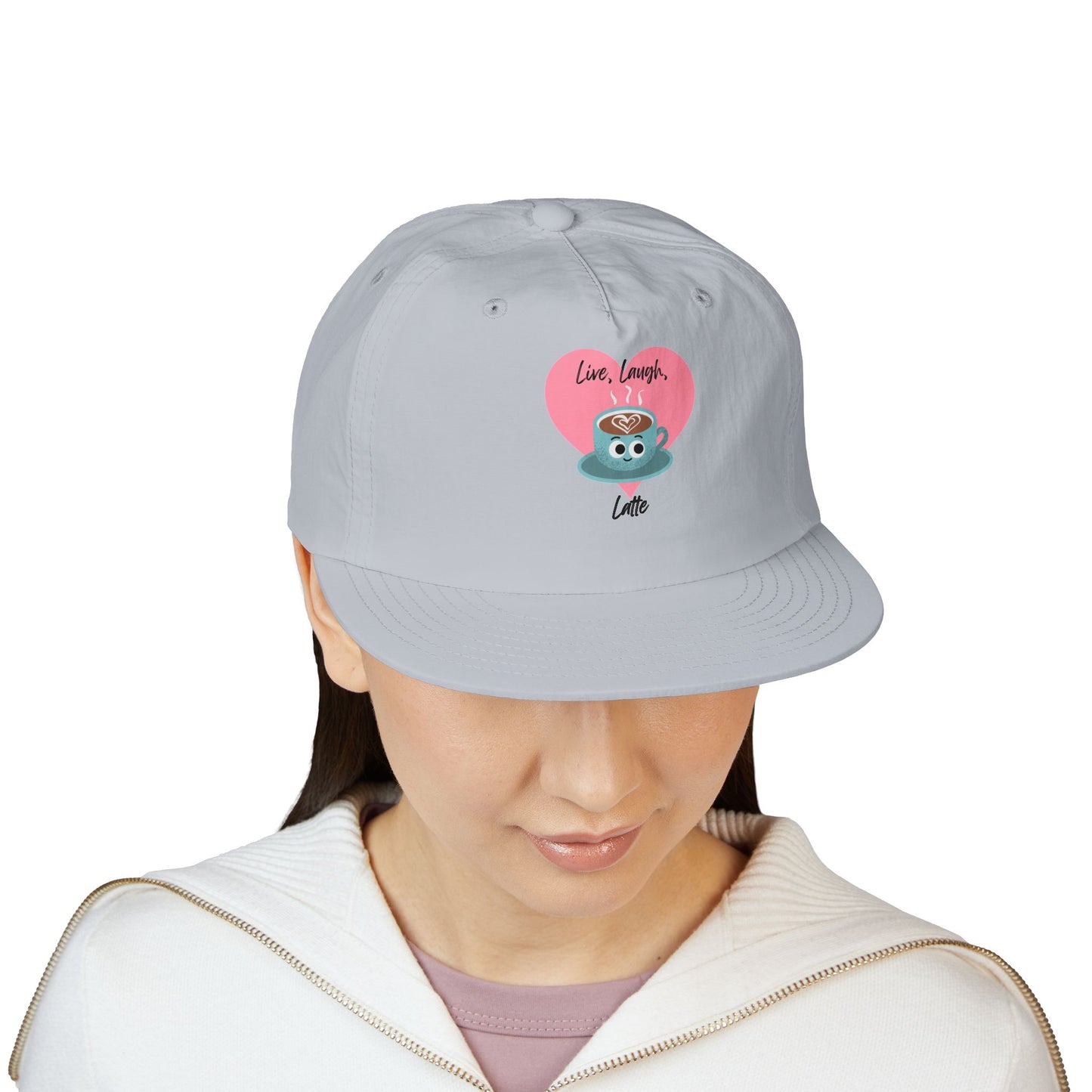 Playful Surf Cap - Live Laugh Love, Summer Vibes, Casual Weekend Accessory, Fun Beach Hat, Gift for Surf Lovers