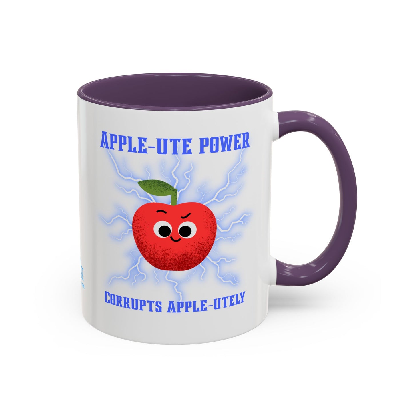 Whimsical Coffee Mug, Fun Apple-Themed Gift, Cute Kitchen Decor, Quirky Drinkware, Perfect for Teachers and Friends