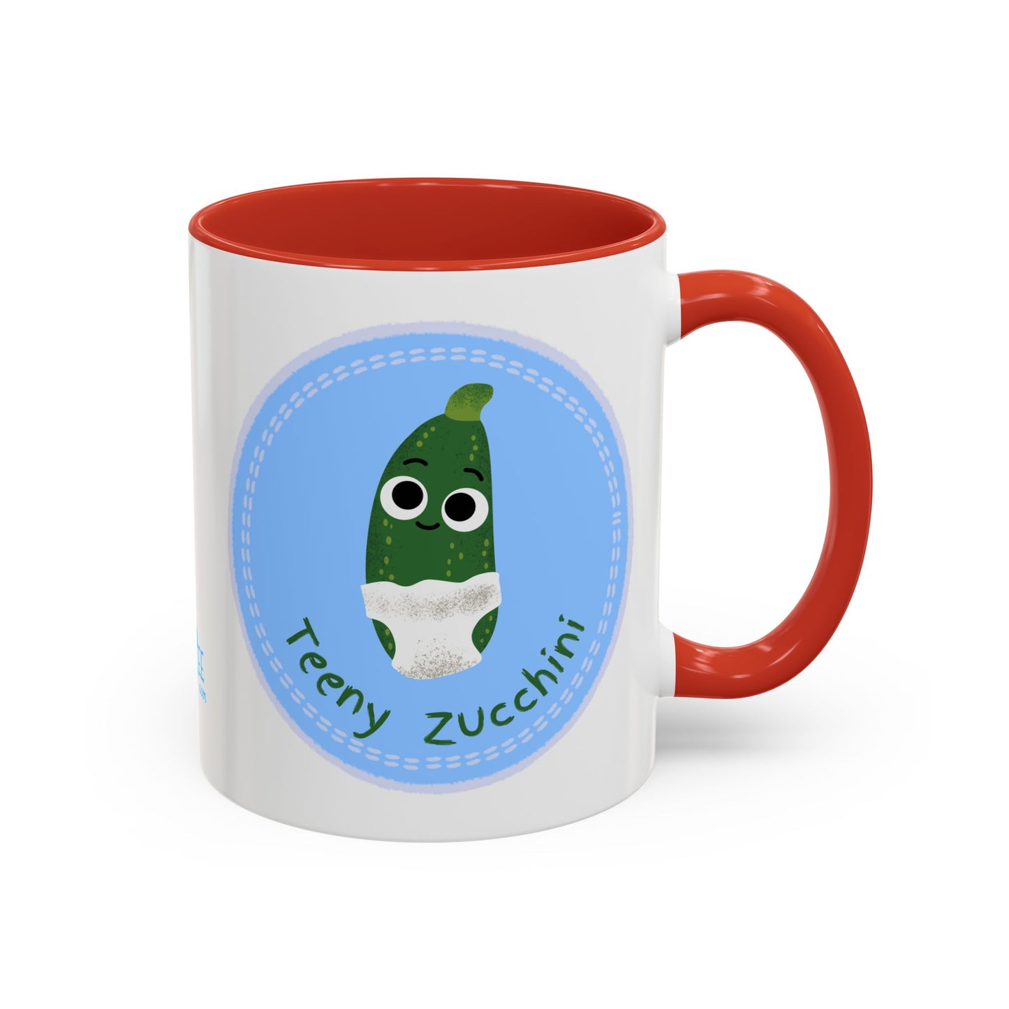 Cute Teeny Zucchini Coffee Mug – Fun Gift for Gardeners, Veggie Lovers, Kitchen Decor, Home Office, Birthday