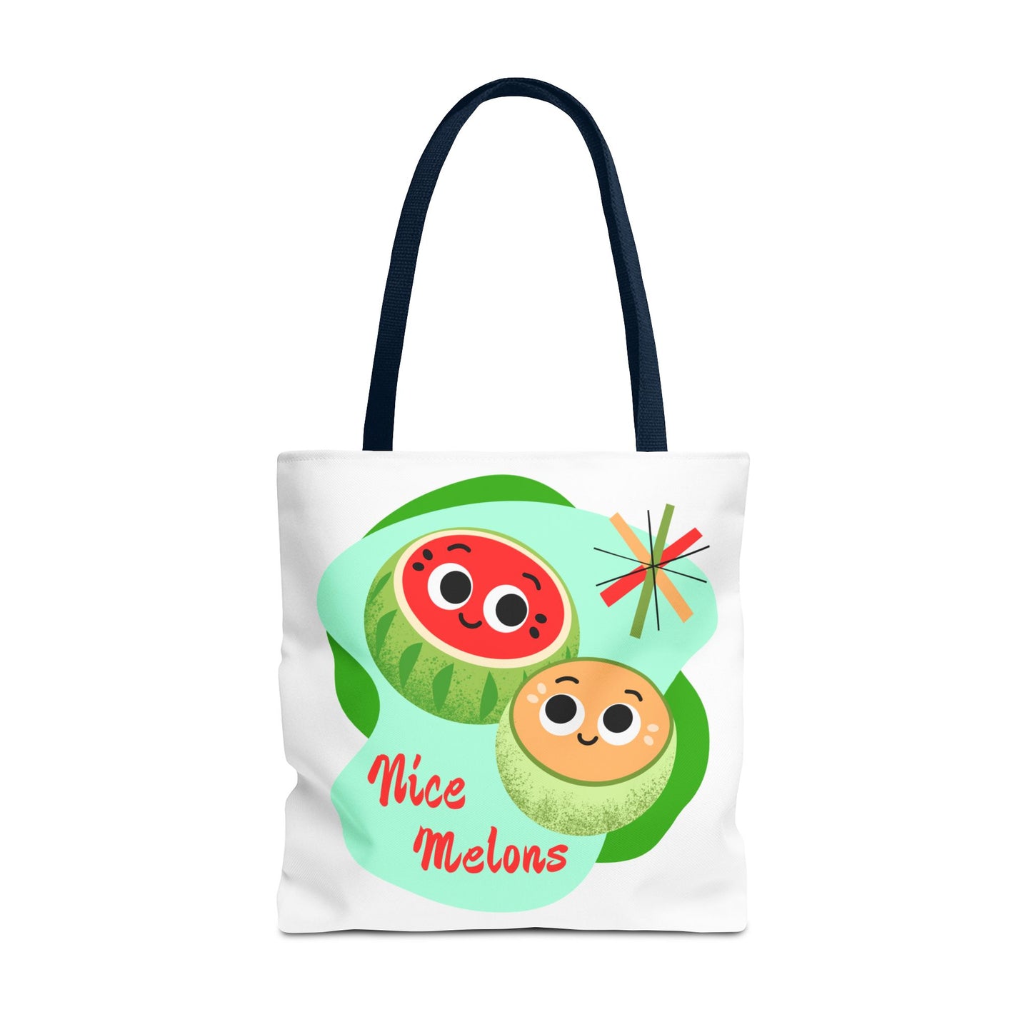 Cute Fruit Tote Bag, Nice Melons Design, Summer Essentials, Grocery Shopping, Beach Day, Gift for Fruit Lovers