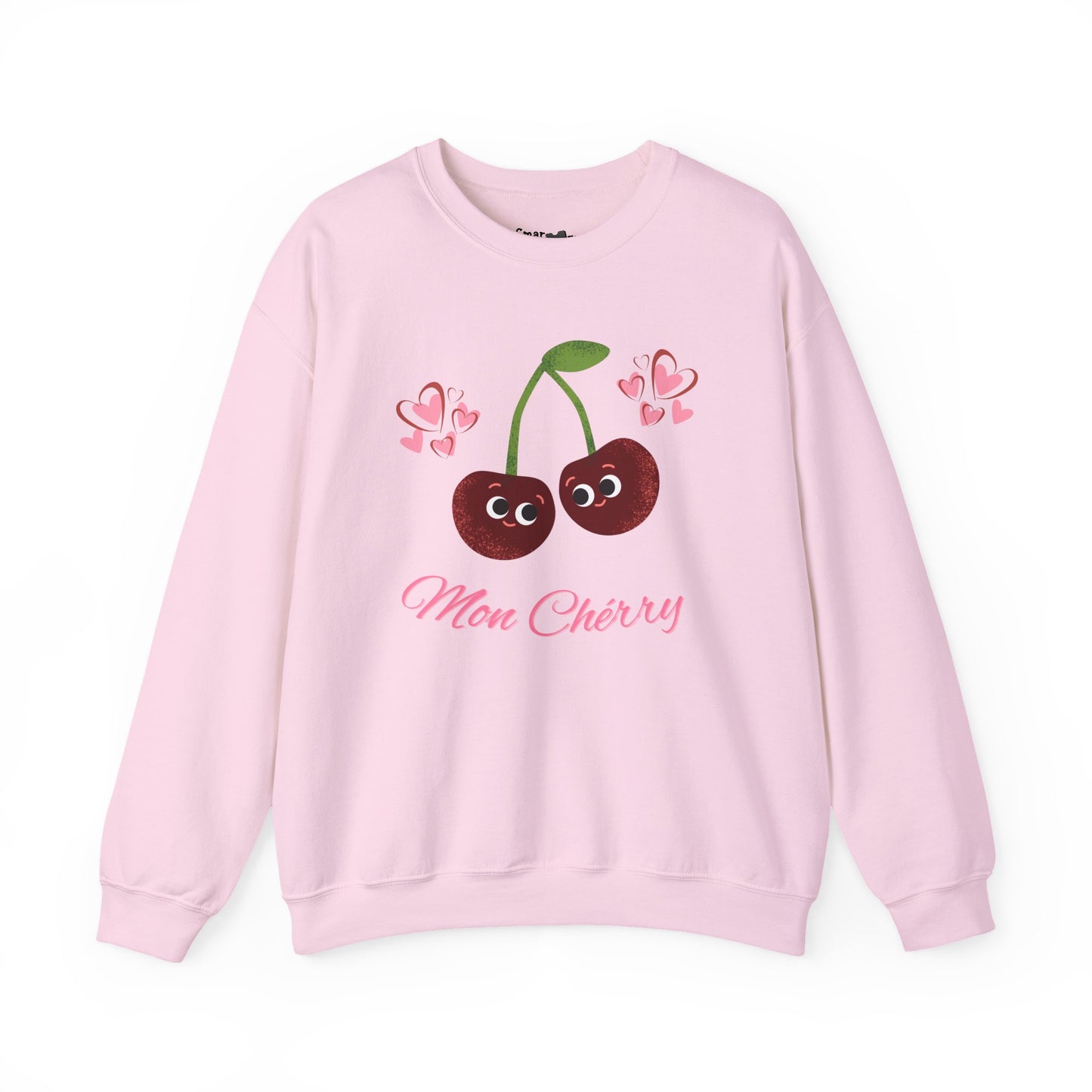 Mon Cherry Funny Fruit Pun Sweatshirt - Cozy Unisex Fashion, Relaxed Style for Everyday Wear, Great Gift Idea