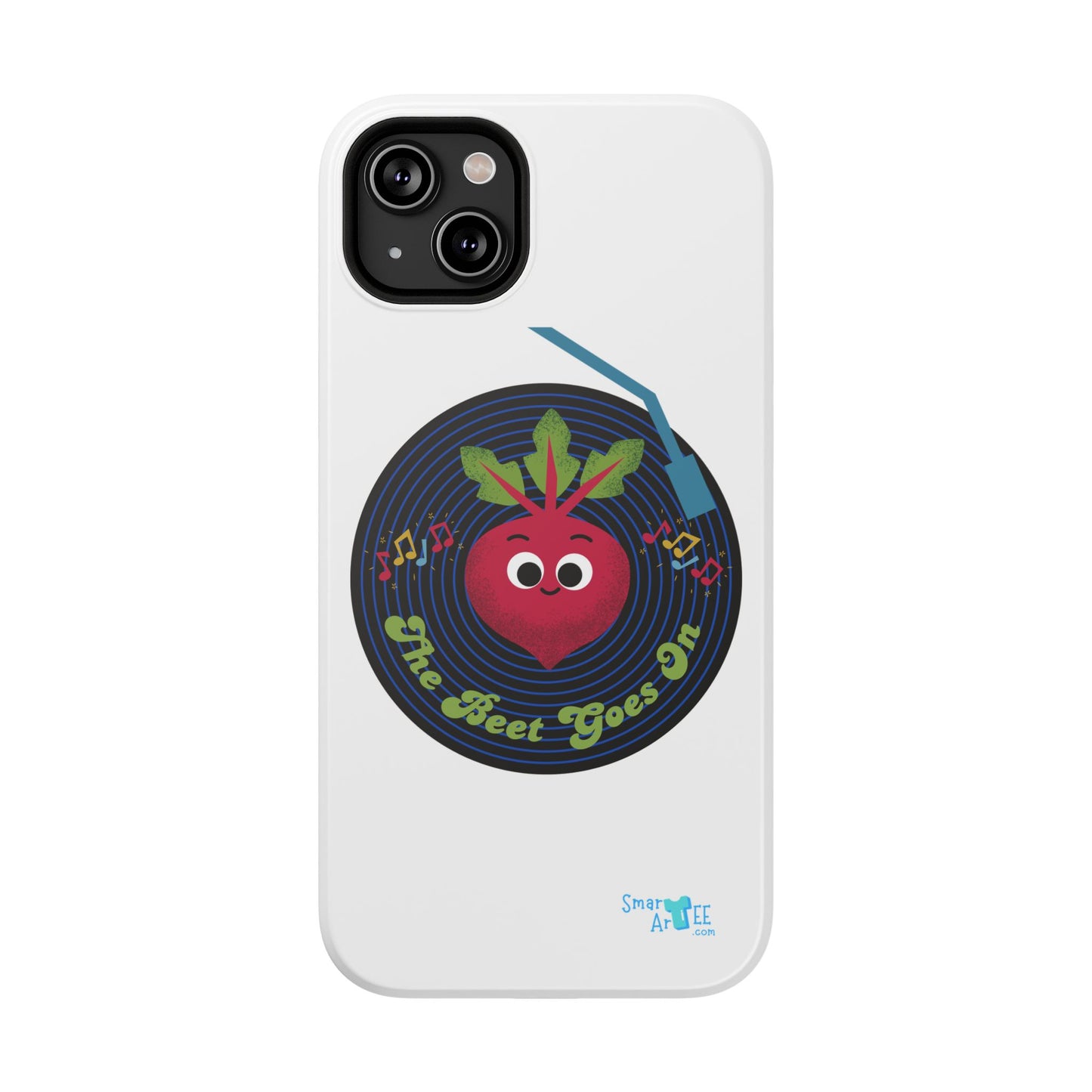 Fun Impact-Resistant Phone Cases - Unique Phone Accessories, Beet Pun Themed, Holiday Present