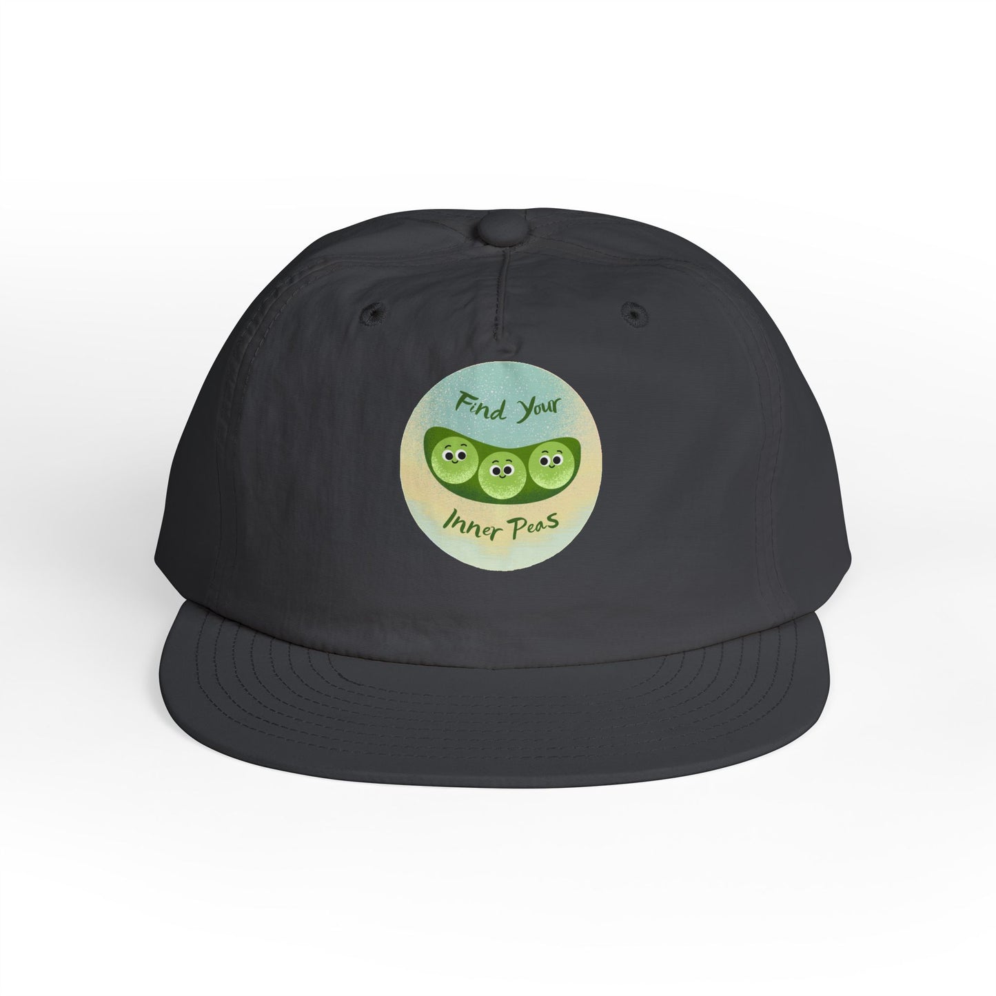 Surf Cap, Find Your Inner Peace Hat, Beachwear Accessories, Summer Cap, Fun Prints, Relaxation Gear, Outdoor Lifestyle