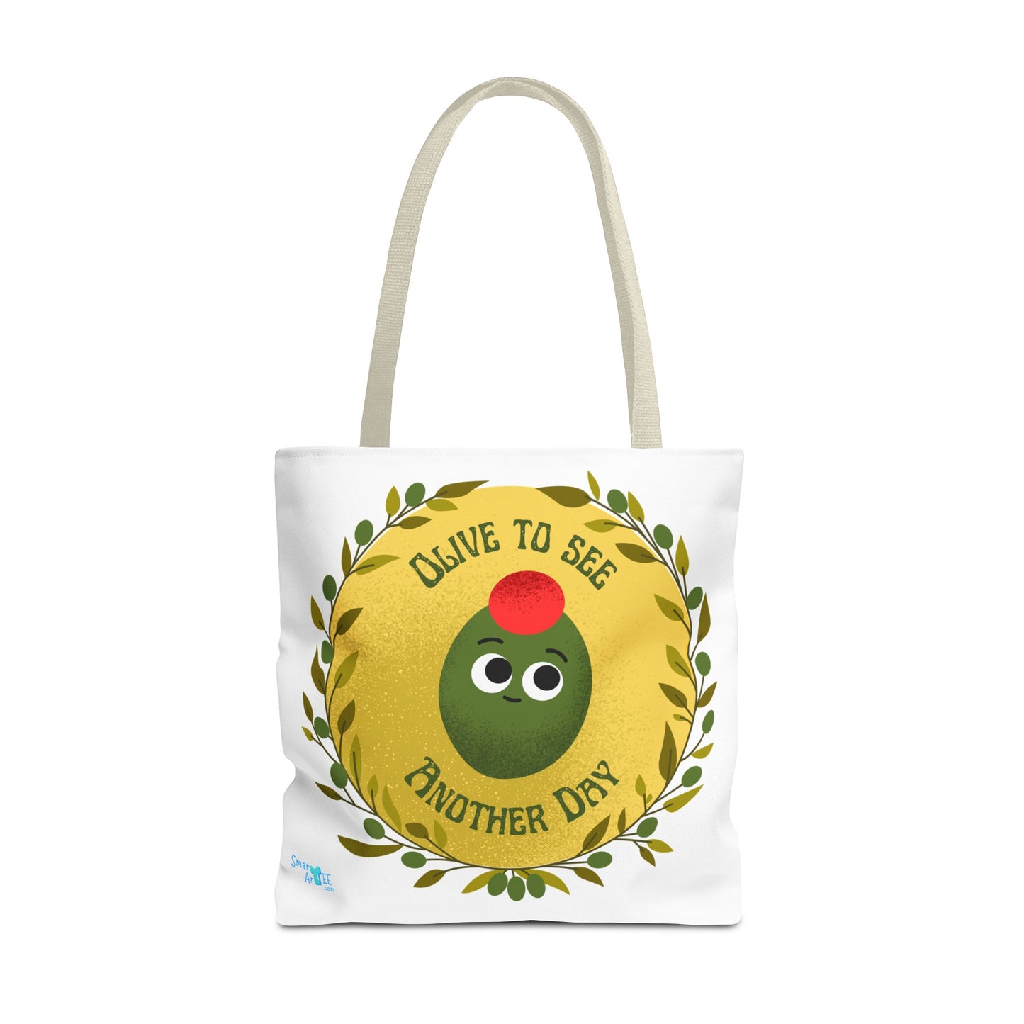Olive to See Another Day Tote Bag | Fun Eco-Friendly Shopping Bag, Gift for Friends, Cute & Quirky, Everyday Carry, Summer Outing