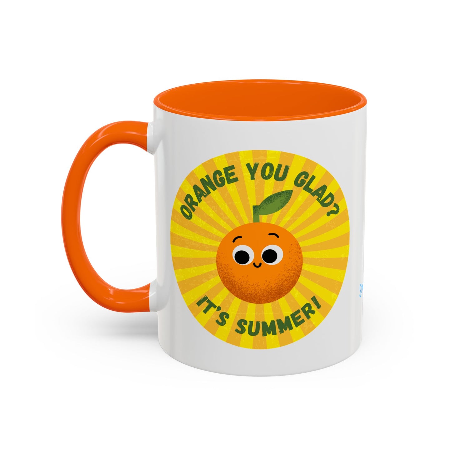 Sunny Citrus Coffee Mug - Perfect for Summer! | Fun Gift for Coffee Lovers, Kitchen Decor, Orange Enthusiasts