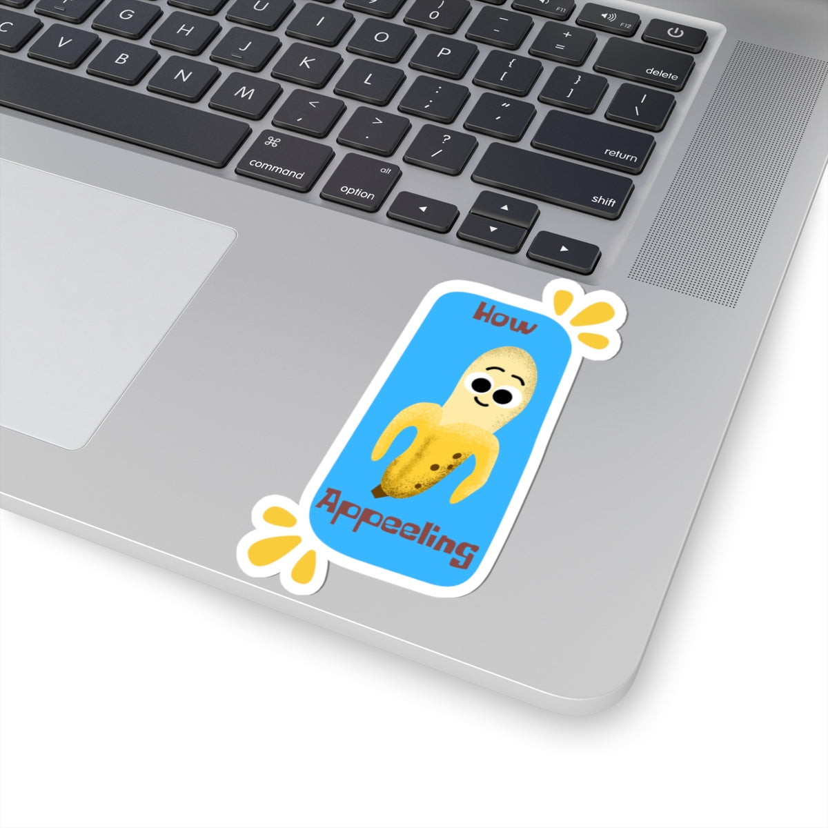 Cute Banana Stickers, How Appeeling Decals, Fun Laptop Stickers, Cute Gifts for Friends, Whimsical Art for Hydroflasks, Playful Wall Decor