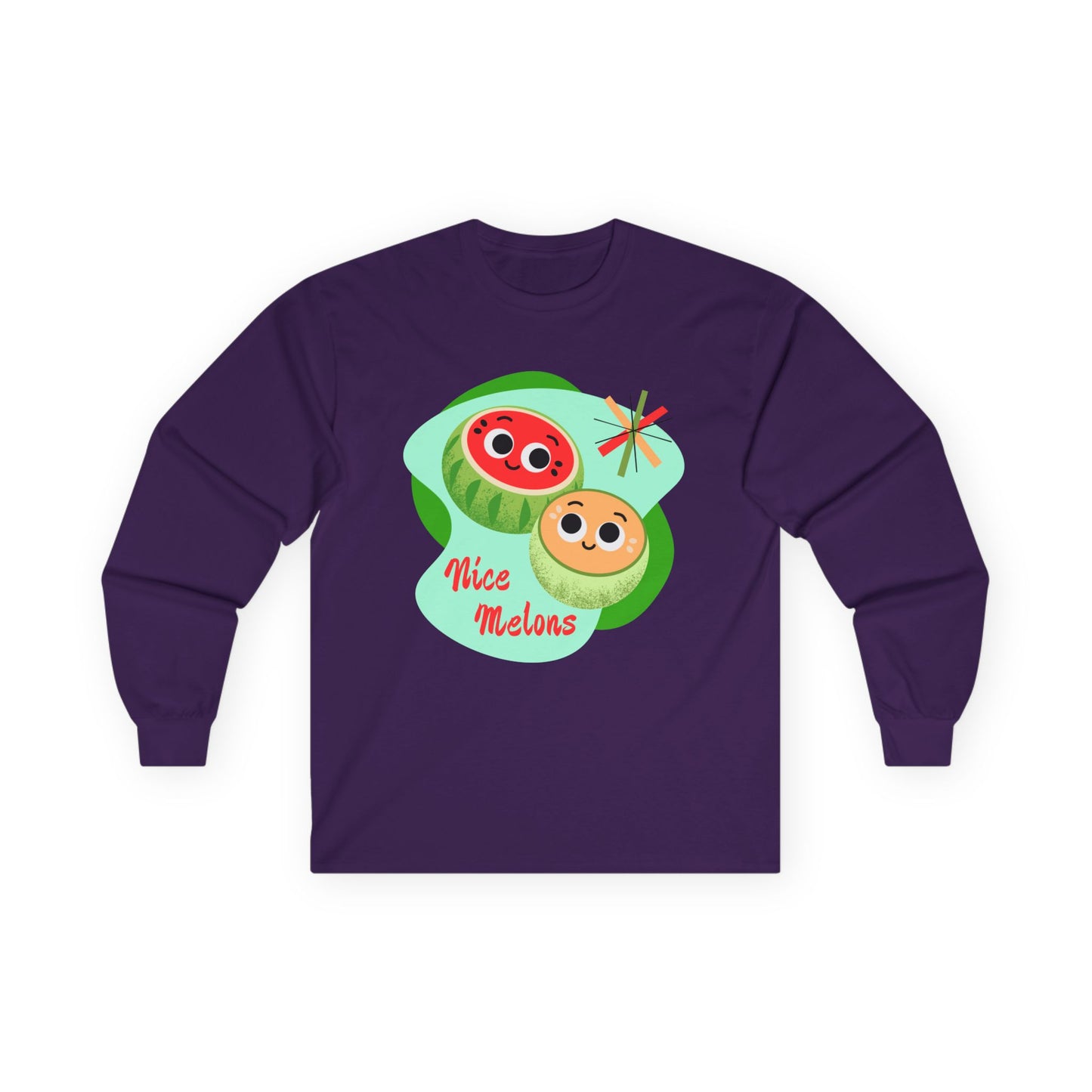 Cute Fruit Long Sleeve Tees, Funny Gift, Summer Vibes, Gift for Foodies, Cute Pun Shirt, Comfort Wear