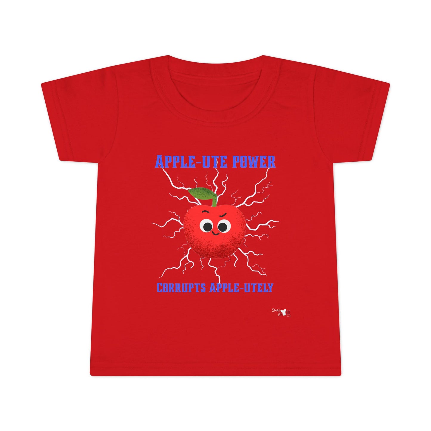 Cute Apple Power Toddler Shirt, Kids Gift, Back to School, Playtime Outfit, Funny Sayings Tee