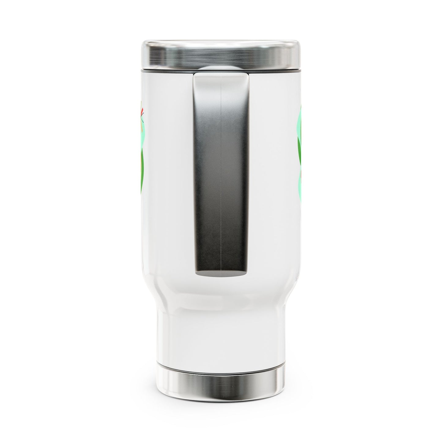 Charming Travel Mug with Handle, Perfect for On-the-Go, Fun Gifts for Friends, Kitchen Essentials, Eco-Friendly Tumblers, Cute Drinkware
