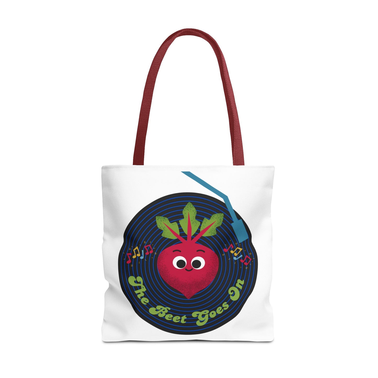 Musical Beet Tote Bag - Stylish Eco-Friendly Shopper, Fun Gift for Veggie Lovers, Perfect for Grocery Runs, Festivals, and Birthdays