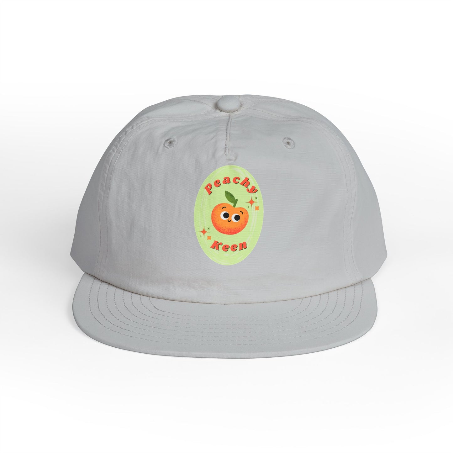 Cute Peach Pun Surf Cap, Trendy Beach Ready Hat, Casual Outdoor Accessory, Autumn Vibes, Trendy Gift