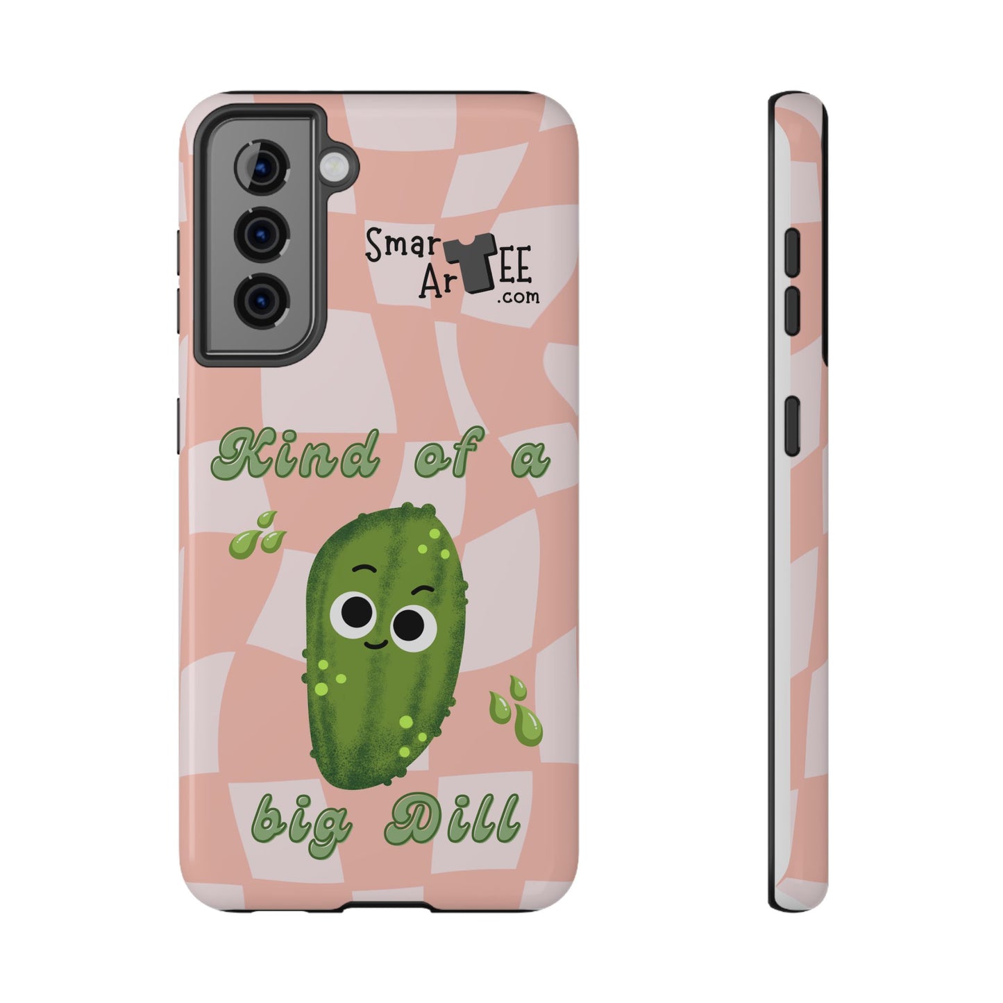 Cute Cucumber Phone Case, Funny Phone Case, Gift for Vegetable Lovers, Quirky Mobile Accessories, Summer Vibes, Kind of a Big Dill