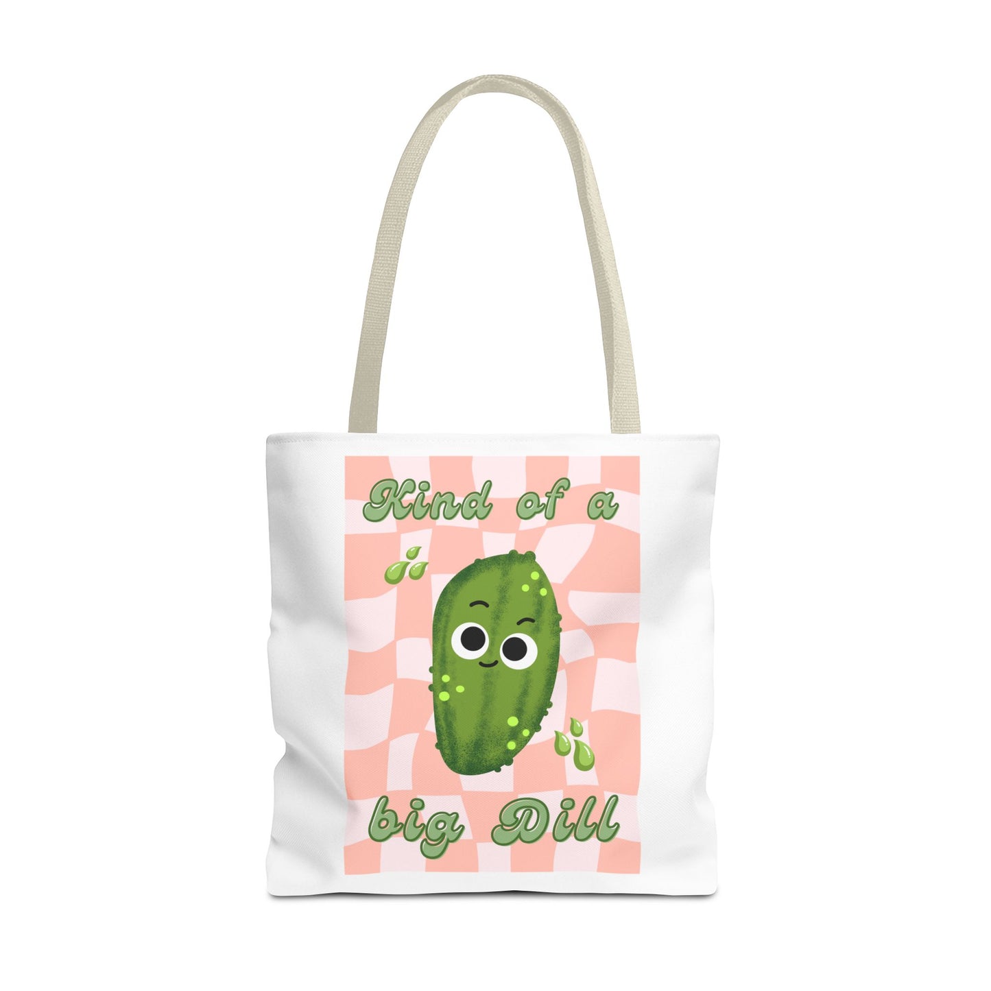 Playful Pickle Tote Bag: Cute, Funny, Quirky, Eco-Friendly, Gift Bag, Everyday Use, Beach Bag, Market Bag