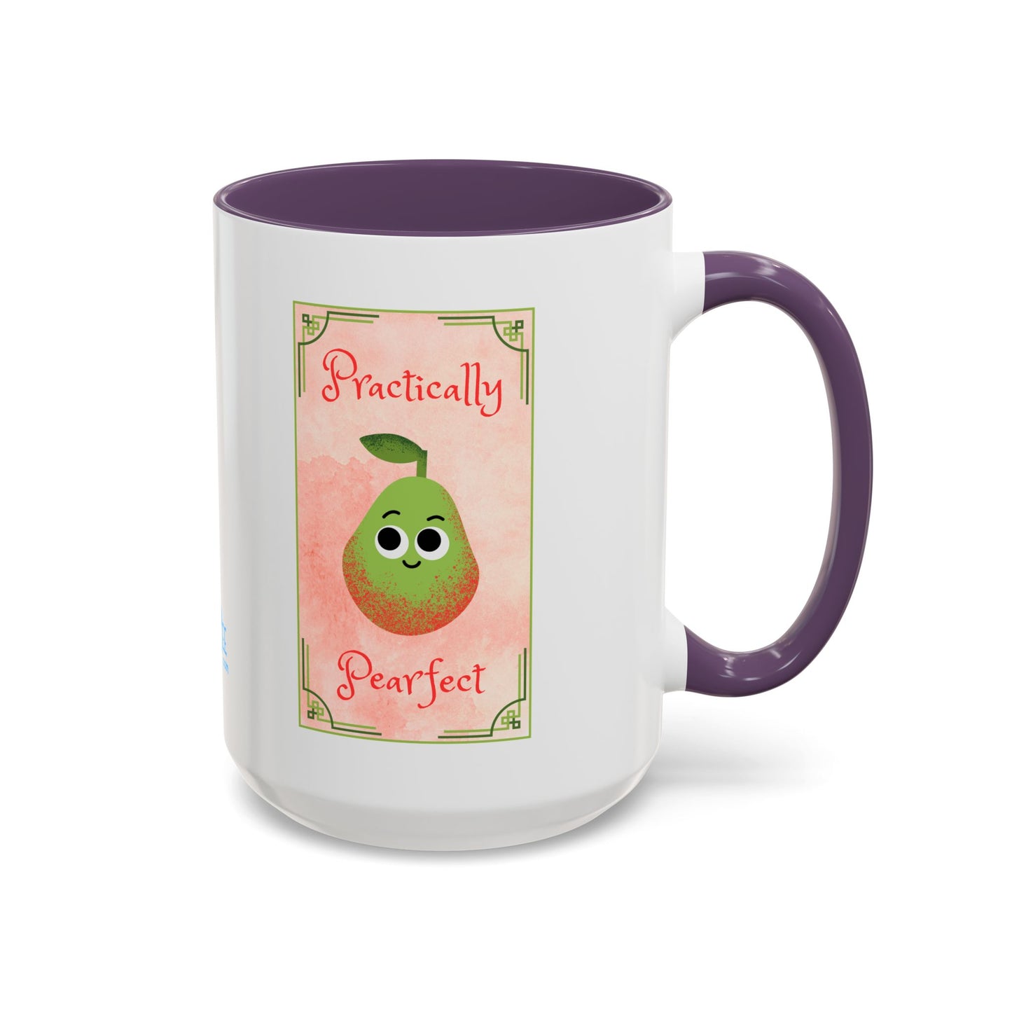 Fun Whimsical Coffee Mug, Unique Gift for Friends, Cute Pear Design, Perfect for Birthdays, Cute Kitchen Decor, Funny Drinkware