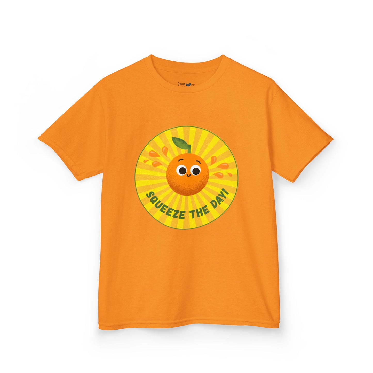 Kids Squeeze the Day Tee, Fun Cotton Shirt for Boys & Girls, Cute Summer Outfit, Kid's Playwear, Children’s Gift Tee