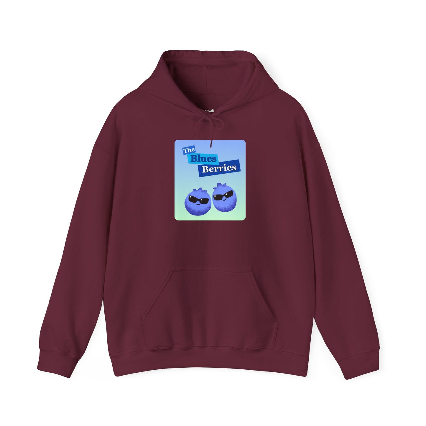 Blues Brothers Pun Hoodie - Cozy Unisex Pullover, Gift for Fruit Lovers, Casual Wear, Spring Fashion, Foodie Apparel