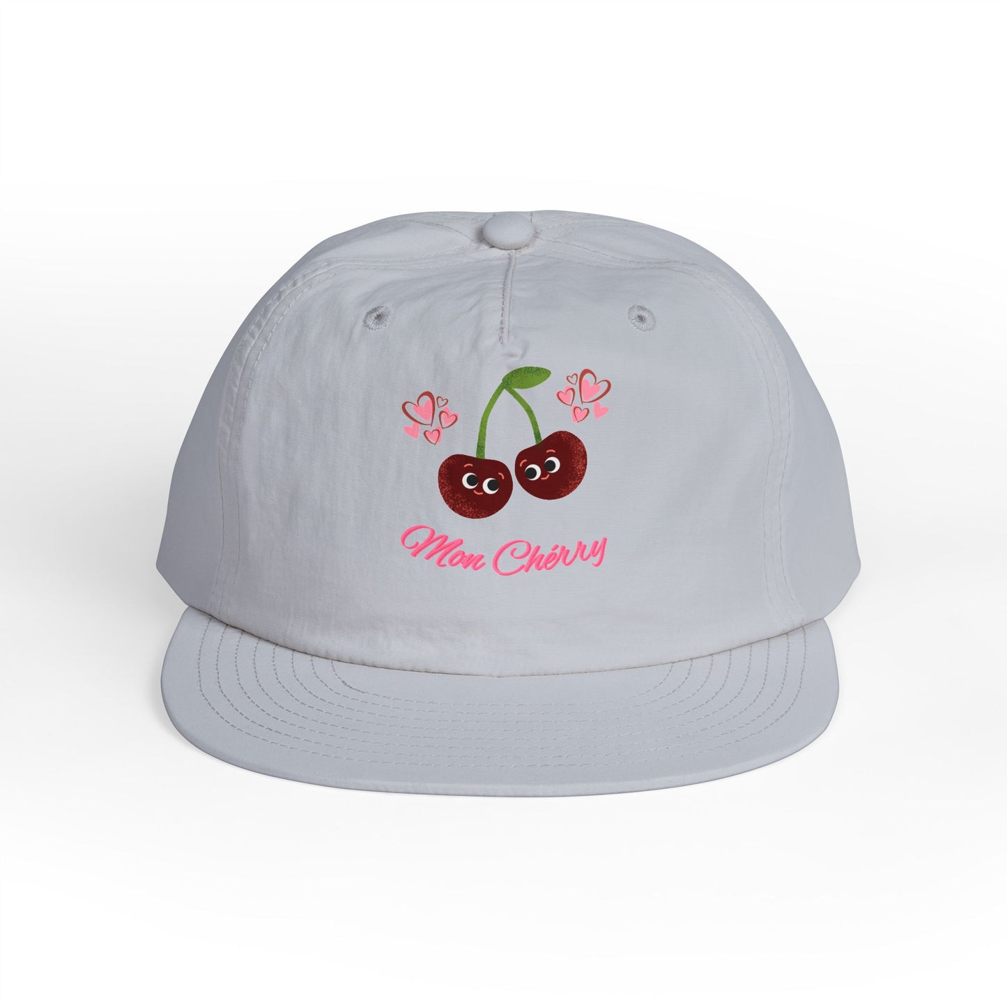 Cherry Blossom Surf Cap | Cute Beach Hat, Summer Accessory, Trendy Gift for All Ages, Adjustable Snapback, Fun Vacation Gear