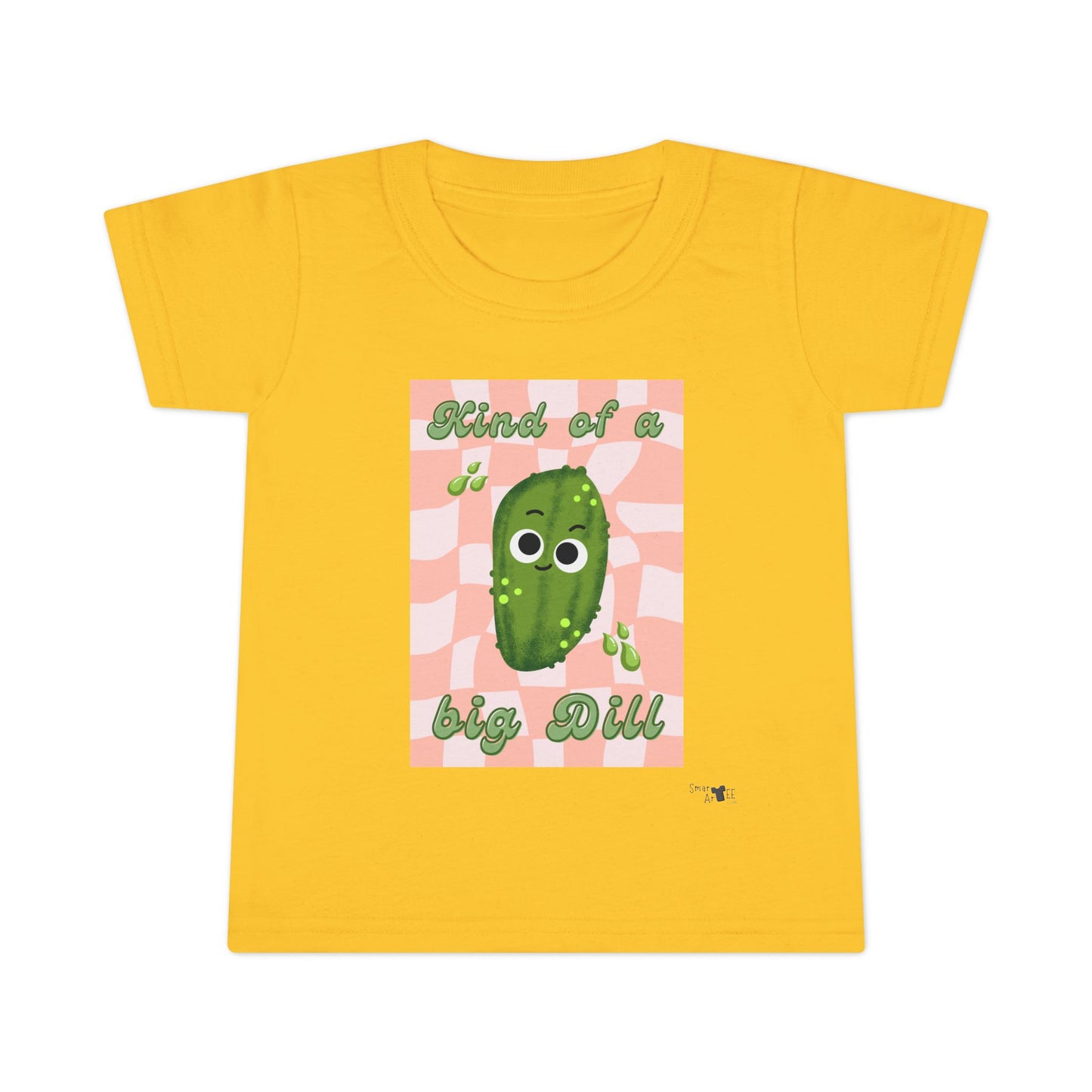 Cute Toddler Shirt, Kind of a Big Dill Tee, Funny Pickle Pun Shirt, Kids Gift, Summer Outfit, Toddler Apparel