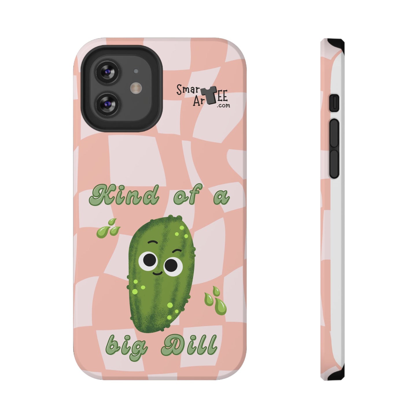 Cute Cucumber Phone Case, Funny Phone Case, Gift for Vegetable Lovers, Quirky Mobile Accessories, Summer Vibes, Kind of a Big Dill