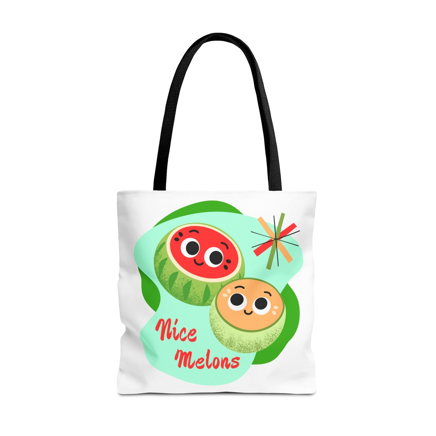 Cute Fruit Tote Bag, Nice Melons Design, Summer Essentials, Grocery Shopping, Beach Day, Gift for Fruit Lovers