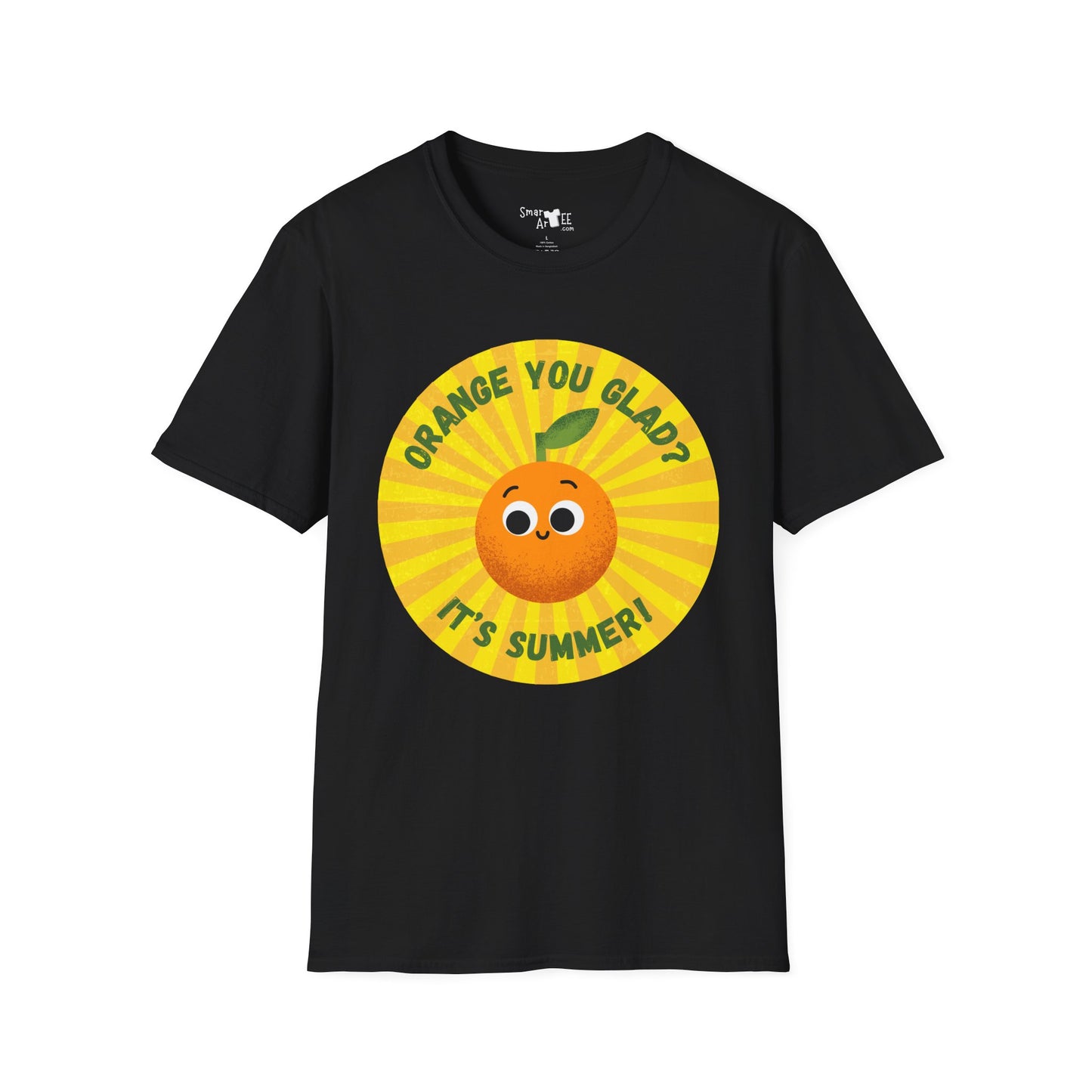 Summer Vibes T-Shirt - Fun Orange You Glad Design, Casual Tee, Gift for Kids, Family Gatherings, Seasonal Wear, Summer Celebrations
