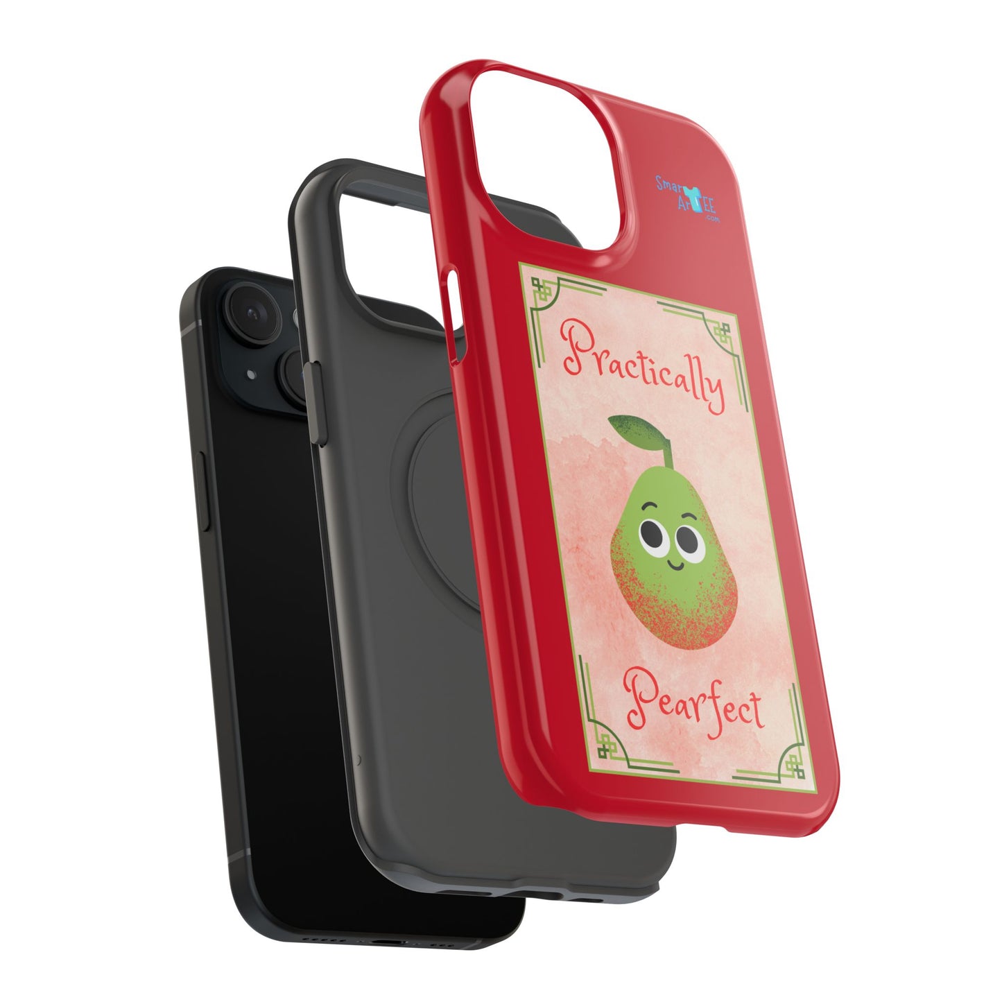 Cute Impact-Resistant Phone Case - Practically Pearfect, Fun Gift for Kids, Durable Phone Cover, Unique Phone Accessory, Youthful Style