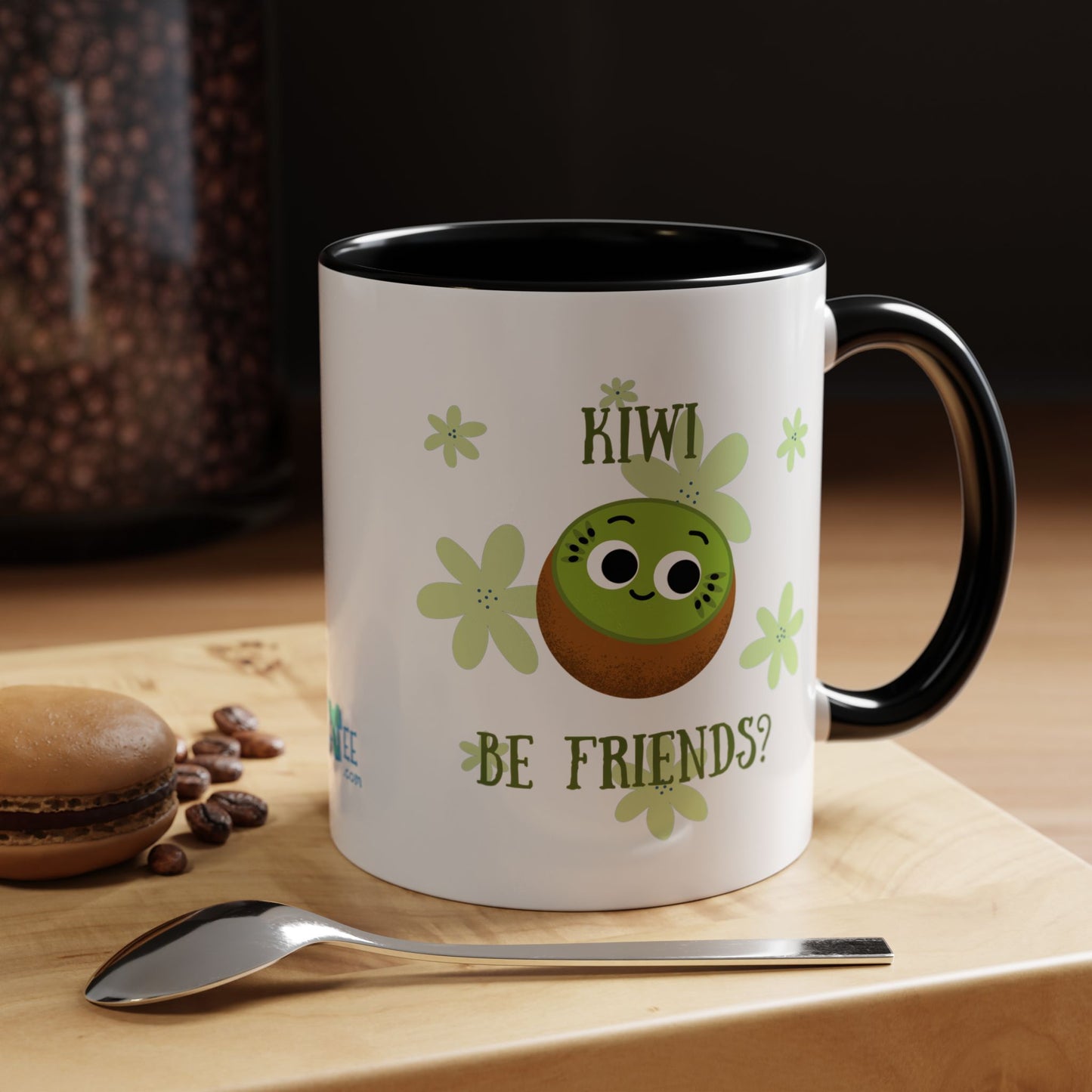 Cute Kiwi Coffee Mug - Perfect Gift for Friends, Fun Kitchen Decor, Fruit Lover's Mug, Unique Birthday Gift, Whimsical Drinkware