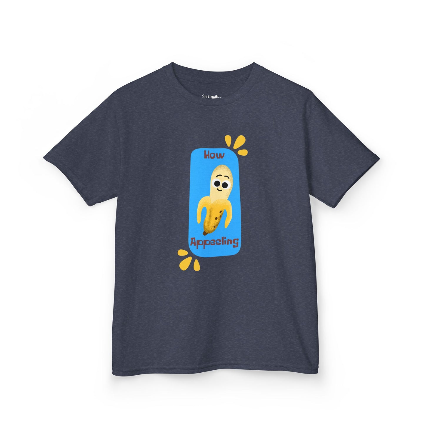 Kids Funny Graphic Tee with 'How Appeeling' Banana Pun Design | Playful Shirt for Children | Gift for Birthdays