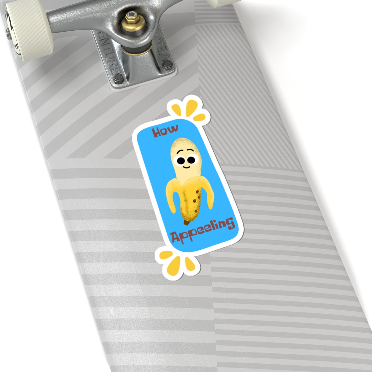 Cute Banana Stickers, How Appeeling Decals, Fun Laptop Stickers, Cute Gifts for Friends, Whimsical Art for Hydroflasks, Playful Wall Decor