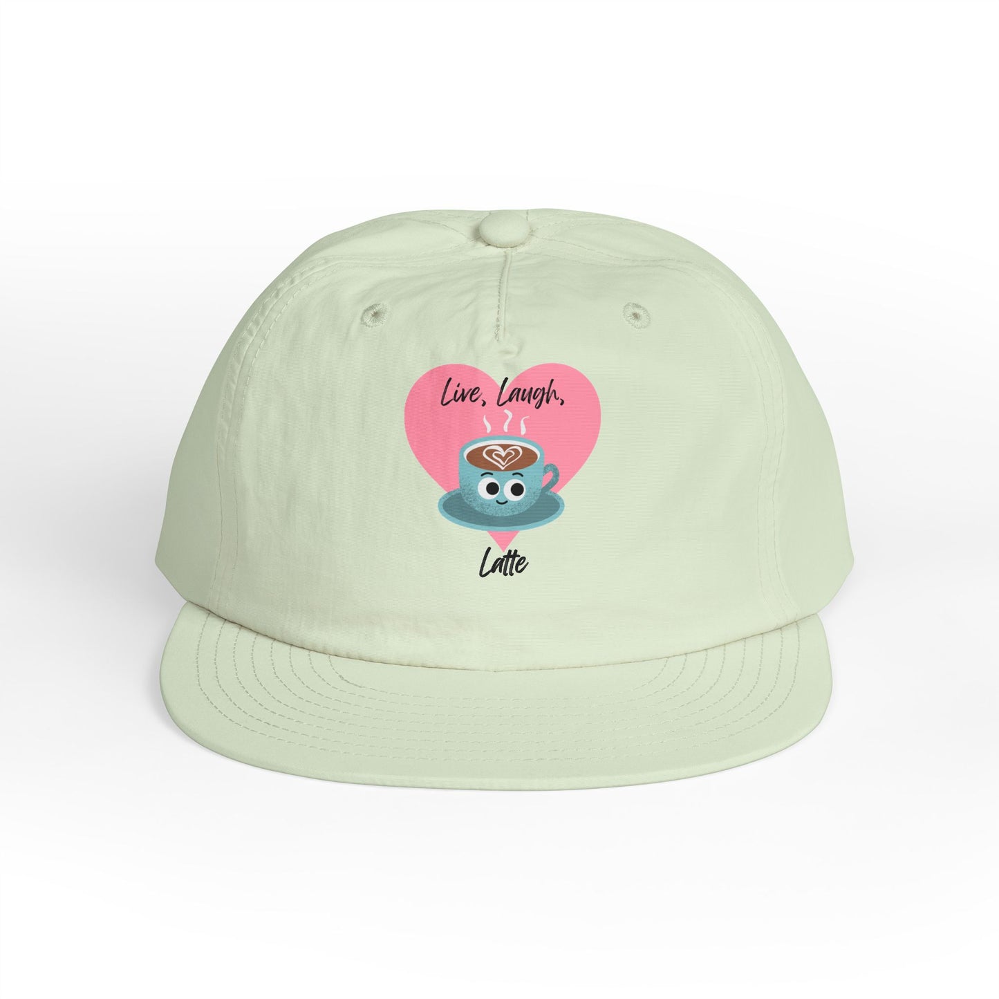 Playful Surf Cap - Live Laugh Love, Summer Vibes, Casual Weekend Accessory, Fun Beach Hat, Gift for Surf Lovers