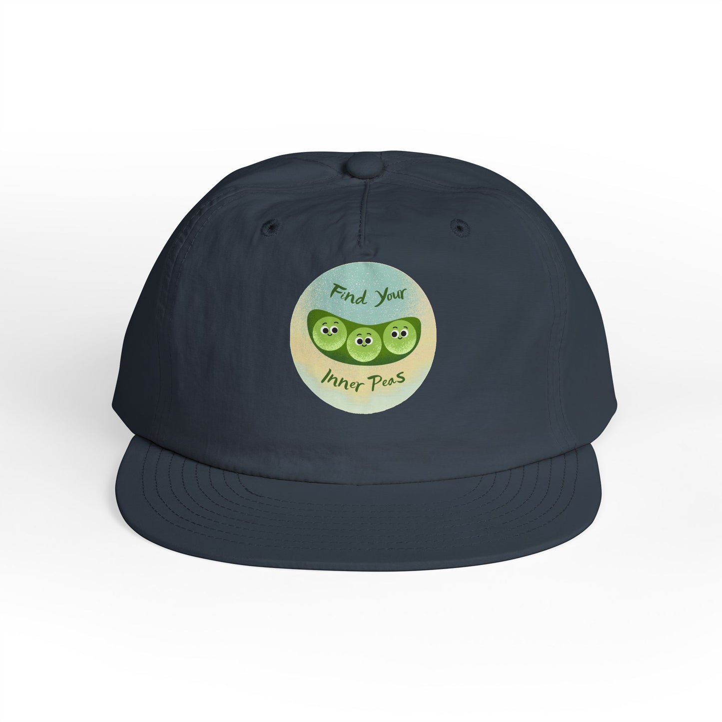 Surf Cap, Find Your Inner Peace Hat, Beachwear Accessories, Summer Cap, Fun Prints, Relaxation Gear, Outdoor Lifestyle