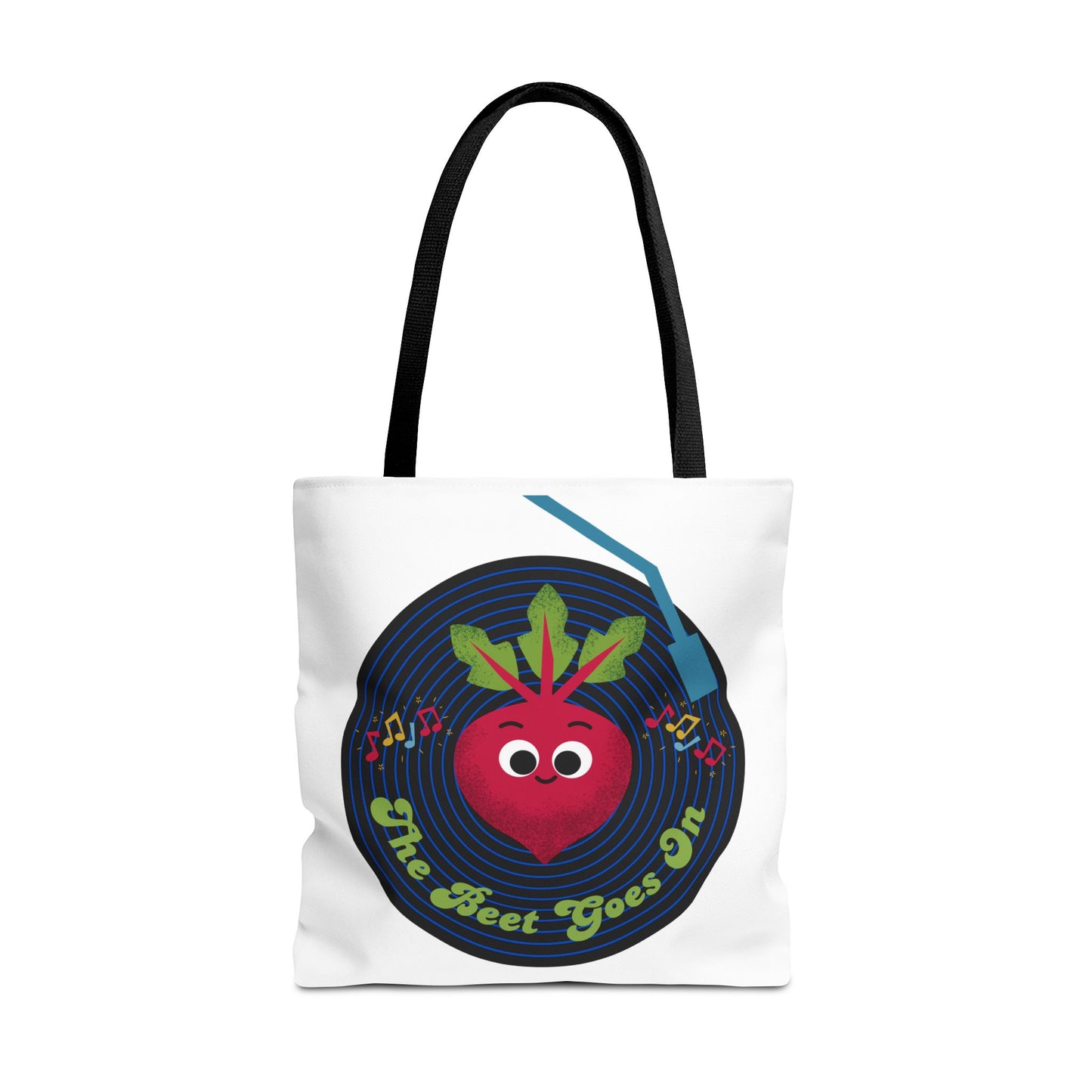 Musical Beet Tote Bag - Stylish Eco-Friendly Shopper, Fun Gift for Veggie Lovers, Perfect for Grocery Runs, Festivals, and Birthdays