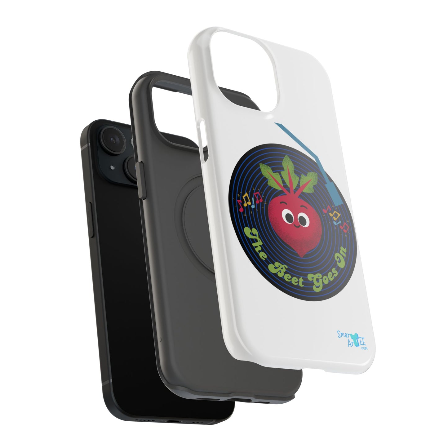 Fun Impact-Resistant Phone Cases - Unique Phone Accessories, Beet Pun Themed, Holiday Present