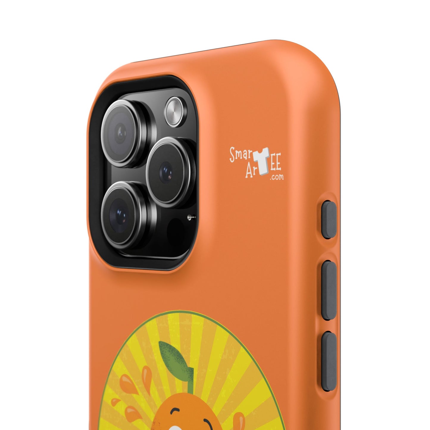 Orange Squeeze Impact-Resistant Case | Fun Phone Cover for Daily Motivation, Gift for Friends, Cute Phone Accessory, Squeeze the Day!
