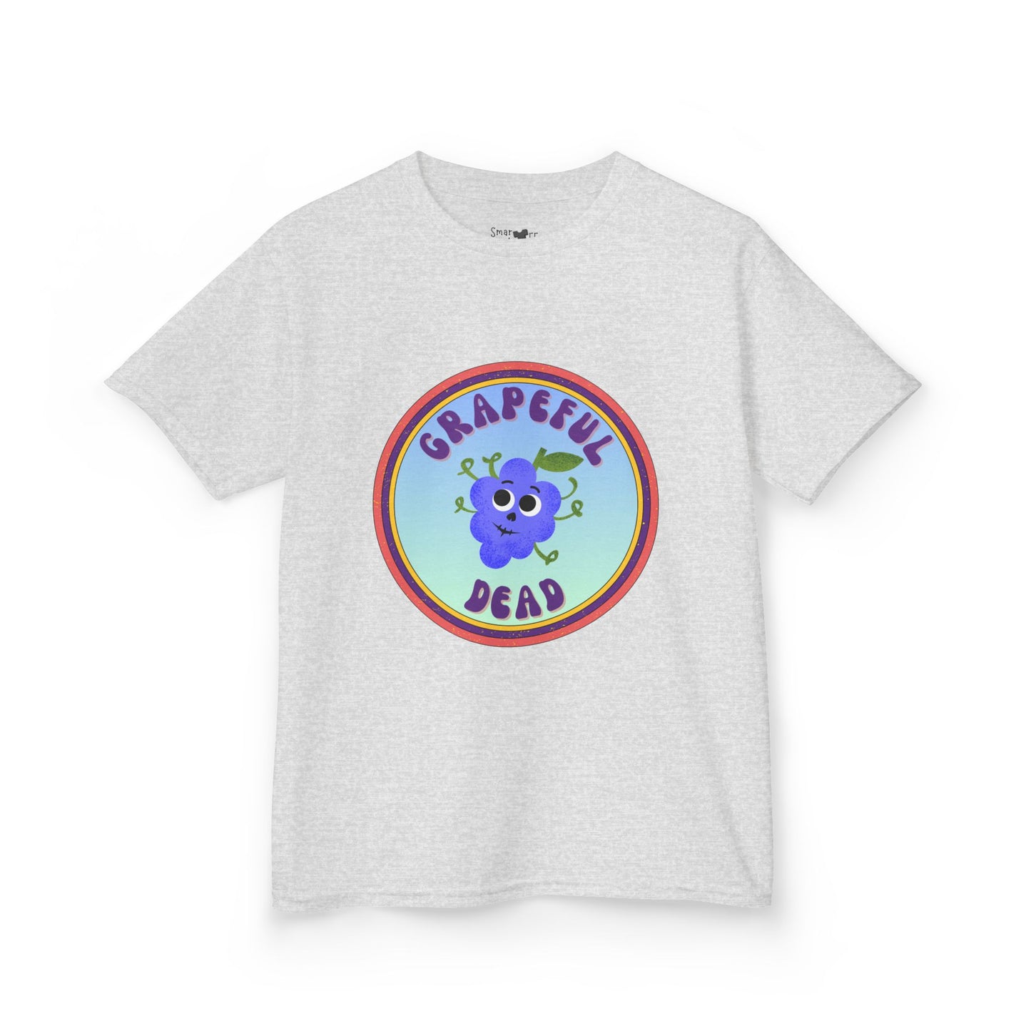 Vibrant Kids Tee with Grapeful Dead Design, Fun Casual Wear for Festivals, Birthdays, or Everyday Adventures