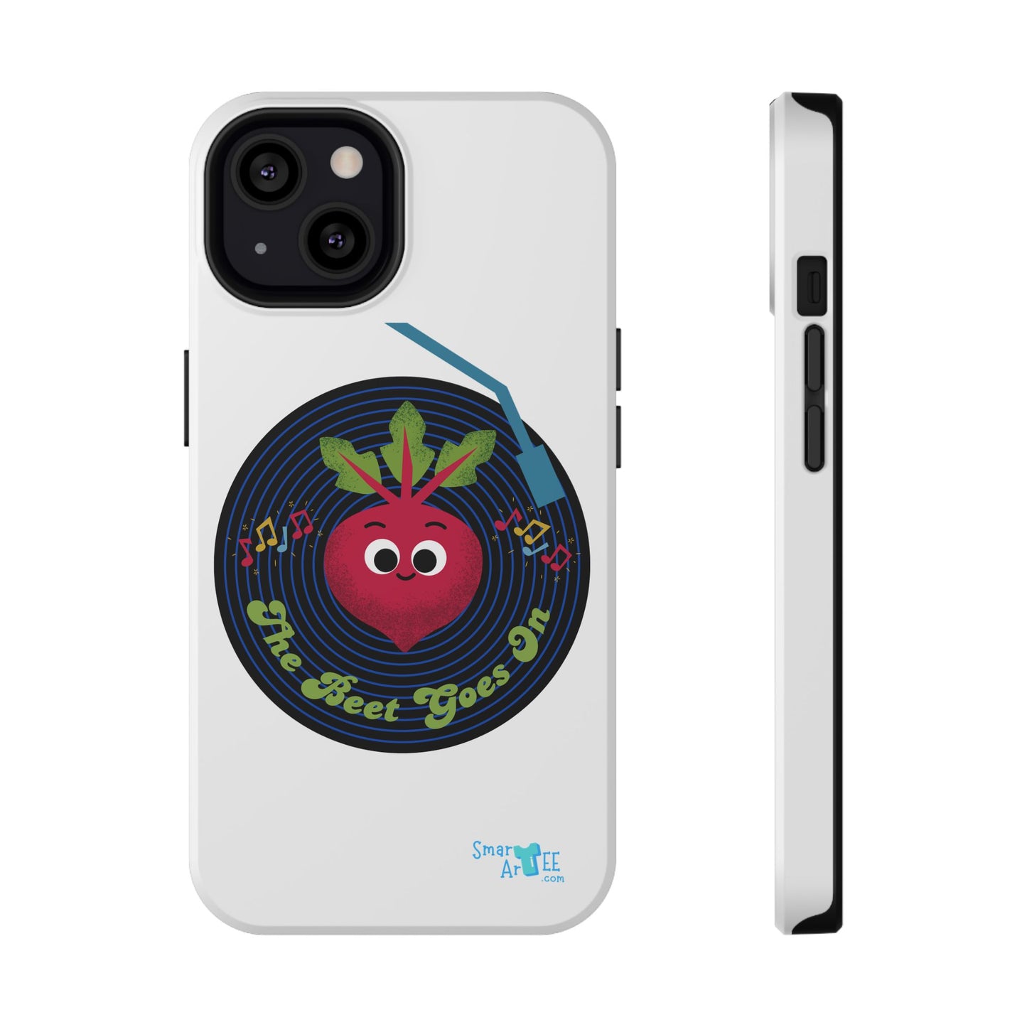 Fun Impact-Resistant Phone Cases - Unique Phone Accessories, Beet Pun Themed, Holiday Present