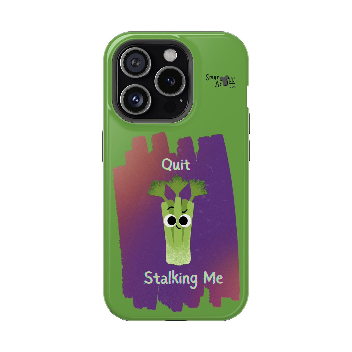Cute Celery Pun Phone Case, Quirky Impact-Resistant Cell Phone Cover, Gift for Veggie Lovers, Fun Accessories for Friends