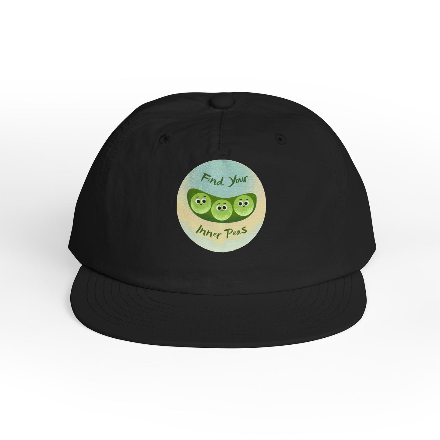 Surf Cap, Find Your Inner Peace Hat, Beachwear Accessories, Summer Cap, Fun Prints, Relaxation Gear, Outdoor Lifestyle