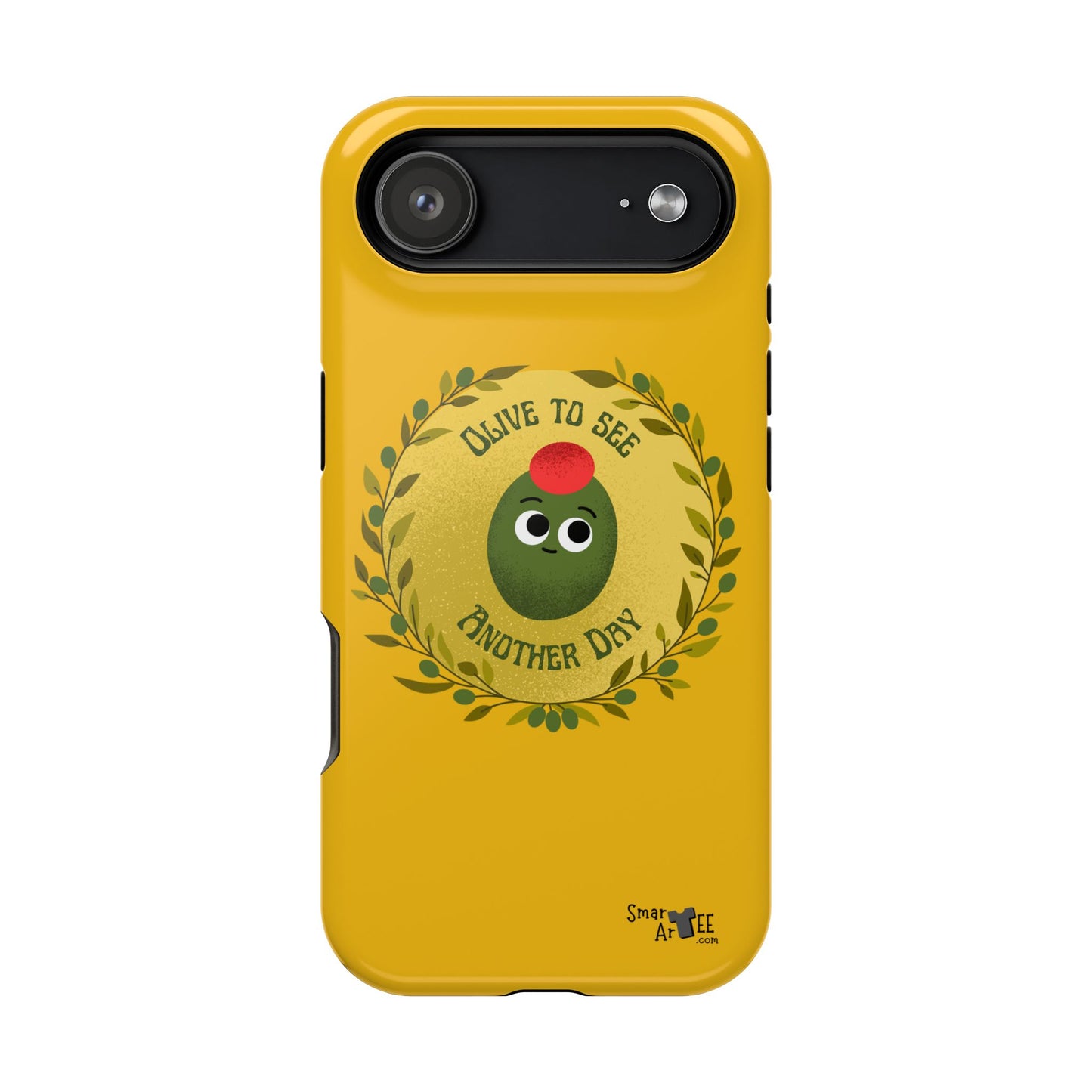 Cute Olive Phone Case, Impact-Resistant Phone Cover, Great Gift for All Ages, Trendy Cell Case, Fun Phone Accessory, Unique Olive Design