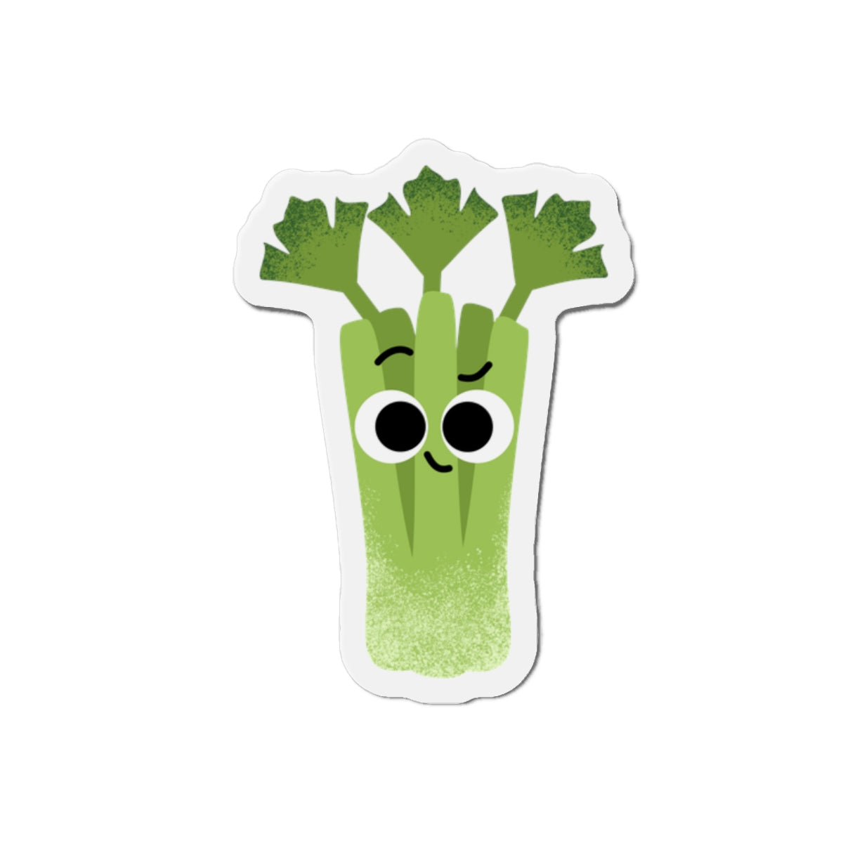Cute Celery Die-Cut Magnets, Fun Kitchen Decor, Refrigerator Magnet, Gift for Foodies, Vegetable Art, Whimsical Kitchen Accessories
