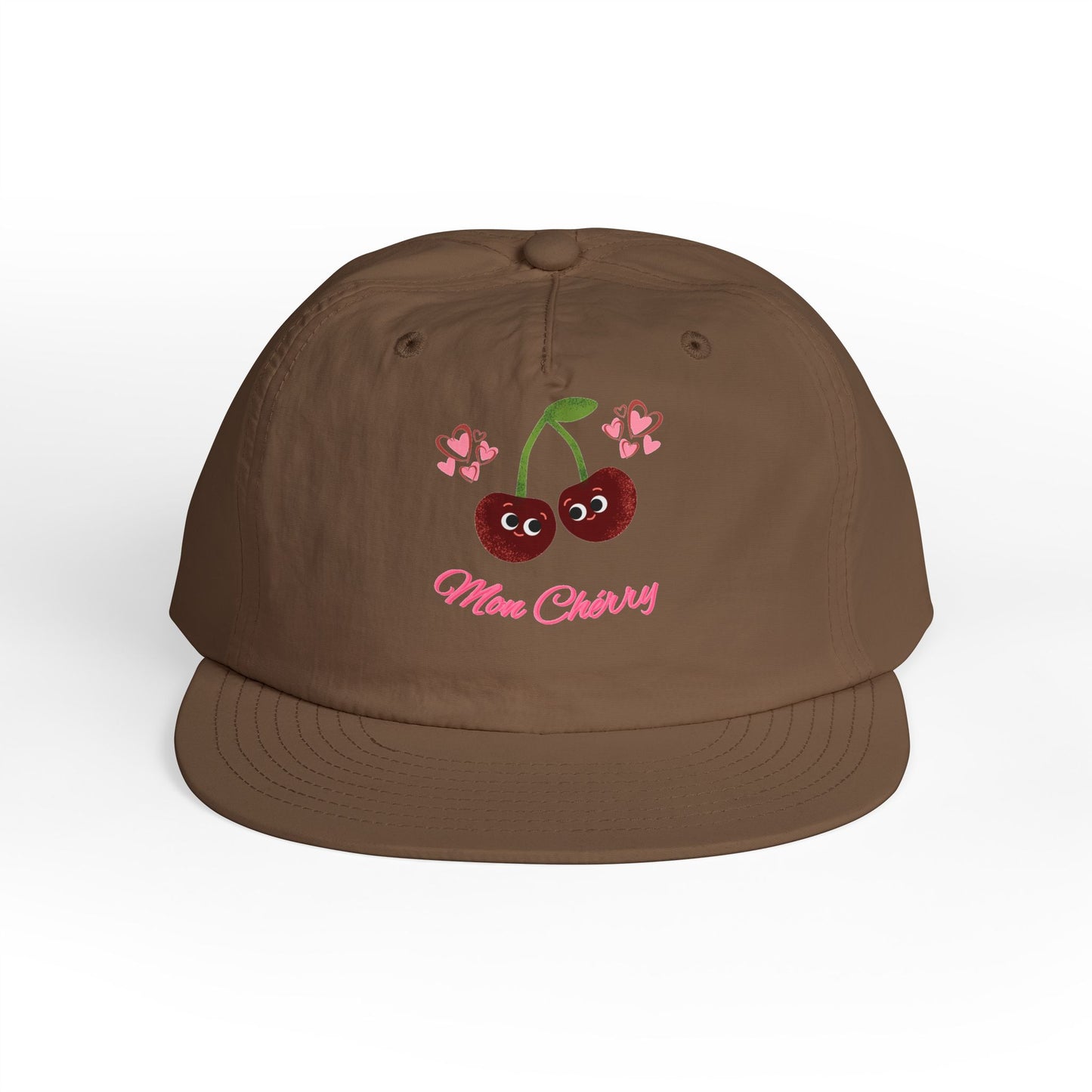 Cherry Blossom Surf Cap | Cute Beach Hat, Summer Accessory, Trendy Gift for All Ages, Adjustable Snapback, Fun Vacation Gear