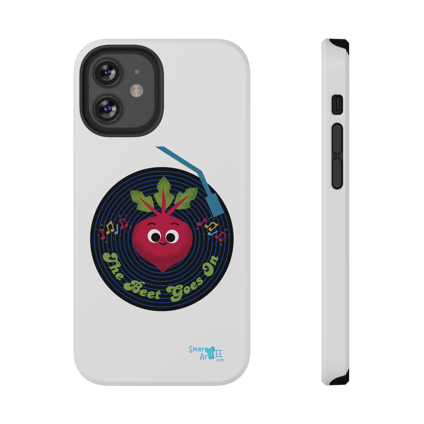 Fun Impact-Resistant Phone Cases - Unique Phone Accessories, Beet Pun Themed, Holiday Present