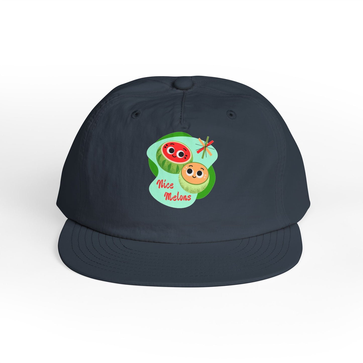 Cute Surf Cap, Summer Hat, Beach Cap, Funny Cap, Gift for Surfers, Nice Melons Graphic