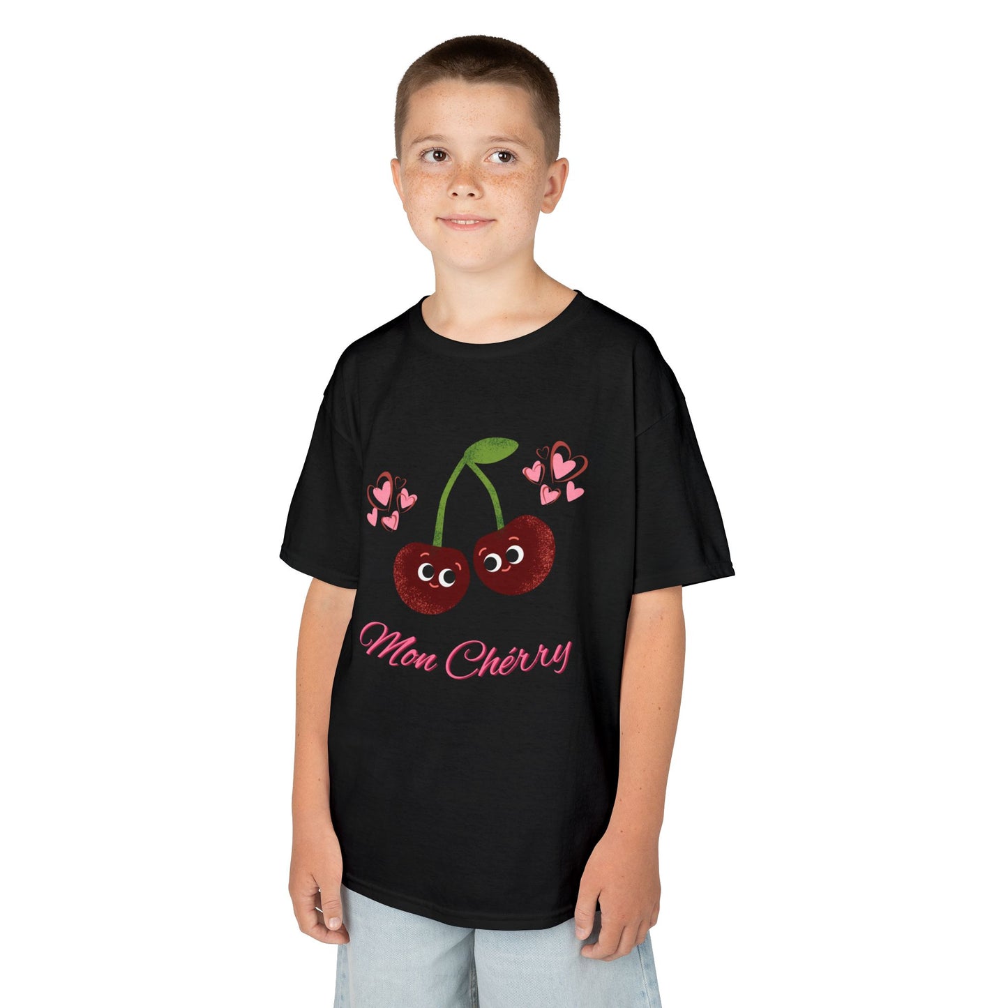 Cute Cherry Kids Tee, Fun Fruit Pun Shirt, Birthday Gift, Summer Wear, Playtime Outfit, Adorable Graphic Tee
