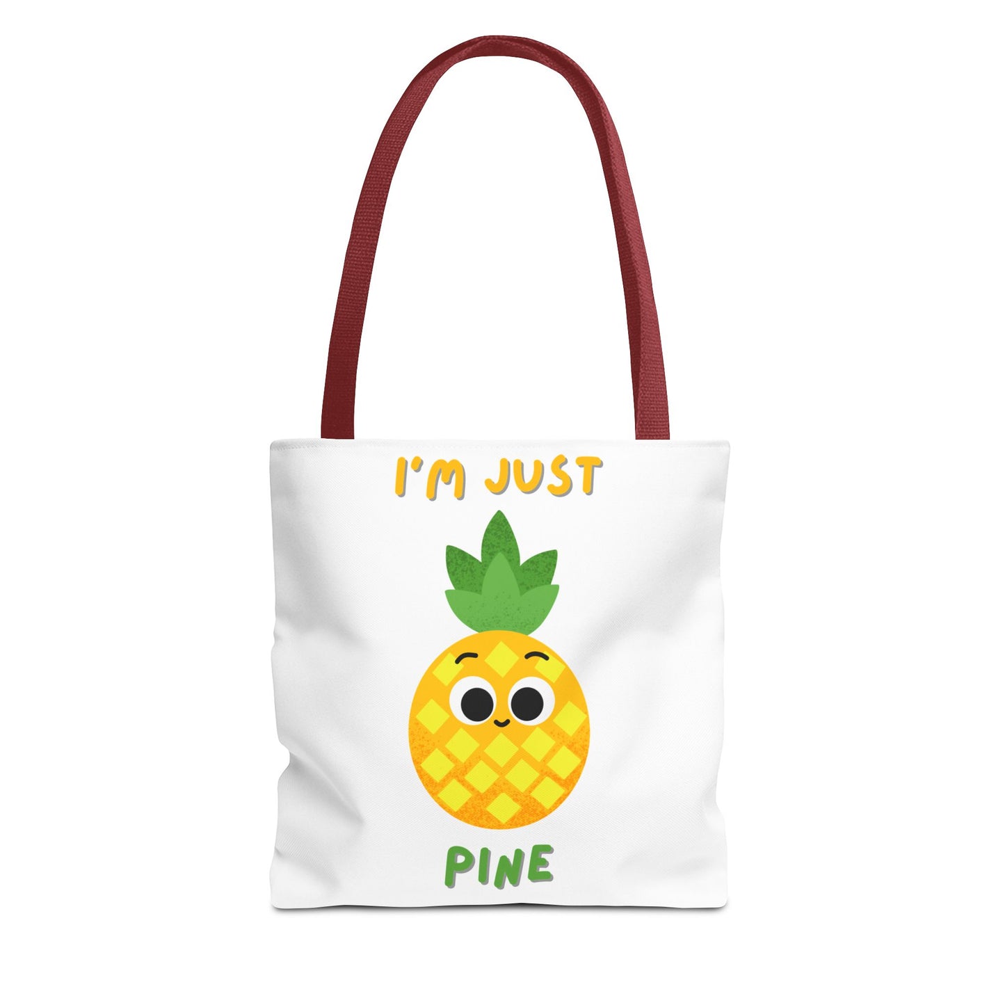 Cute Pineapple Tote Bag, Fun Shopper Bag, Beach Bag, Eco-Friendly Tote, Gift for Fruit Lovers, Summer Accessory