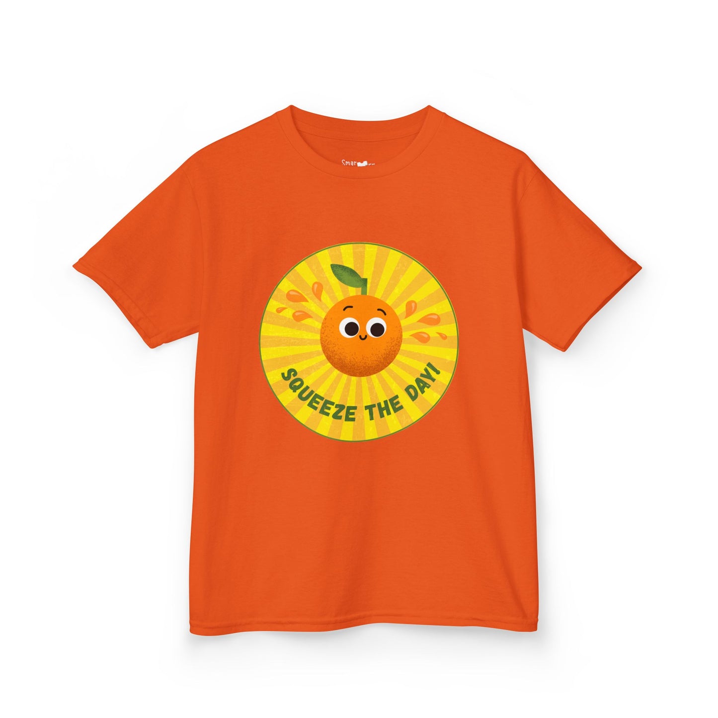 Kids Squeeze the Day Tee, Fun Cotton Shirt for Boys & Girls, Cute Summer Outfit, Kid's Playwear, Children’s Gift Tee