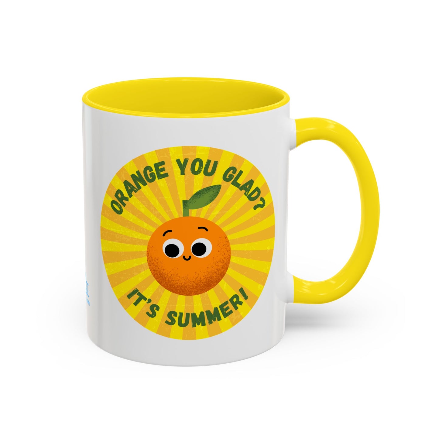 Sunny Citrus Coffee Mug - Perfect for Summer! | Fun Gift for Coffee Lovers, Kitchen Decor, Orange Enthusiasts