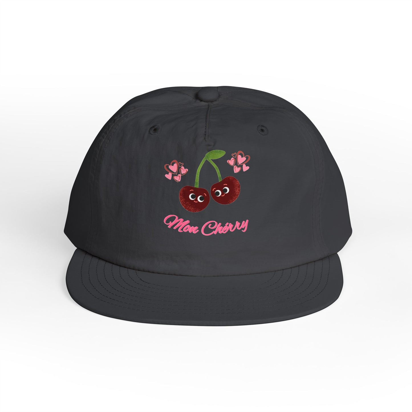 Cherry Blossom Surf Cap | Cute Beach Hat, Summer Accessory, Trendy Gift for All Ages, Adjustable Snapback, Fun Vacation Gear